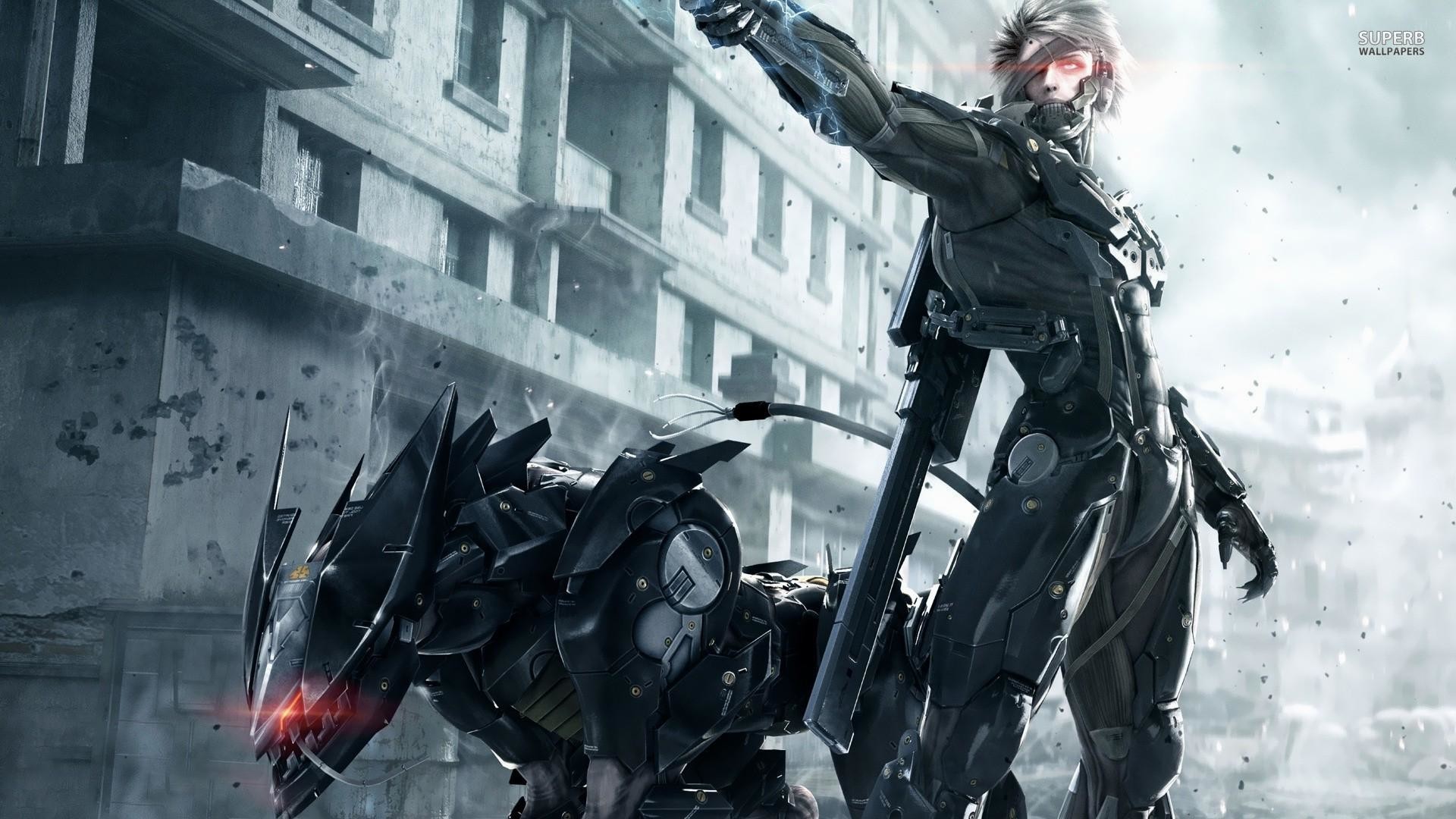 Raiden, Metal Gear Rising: Revengeance, Cyborg, Spada, 16:9 Full HD, sfondo widescreen
