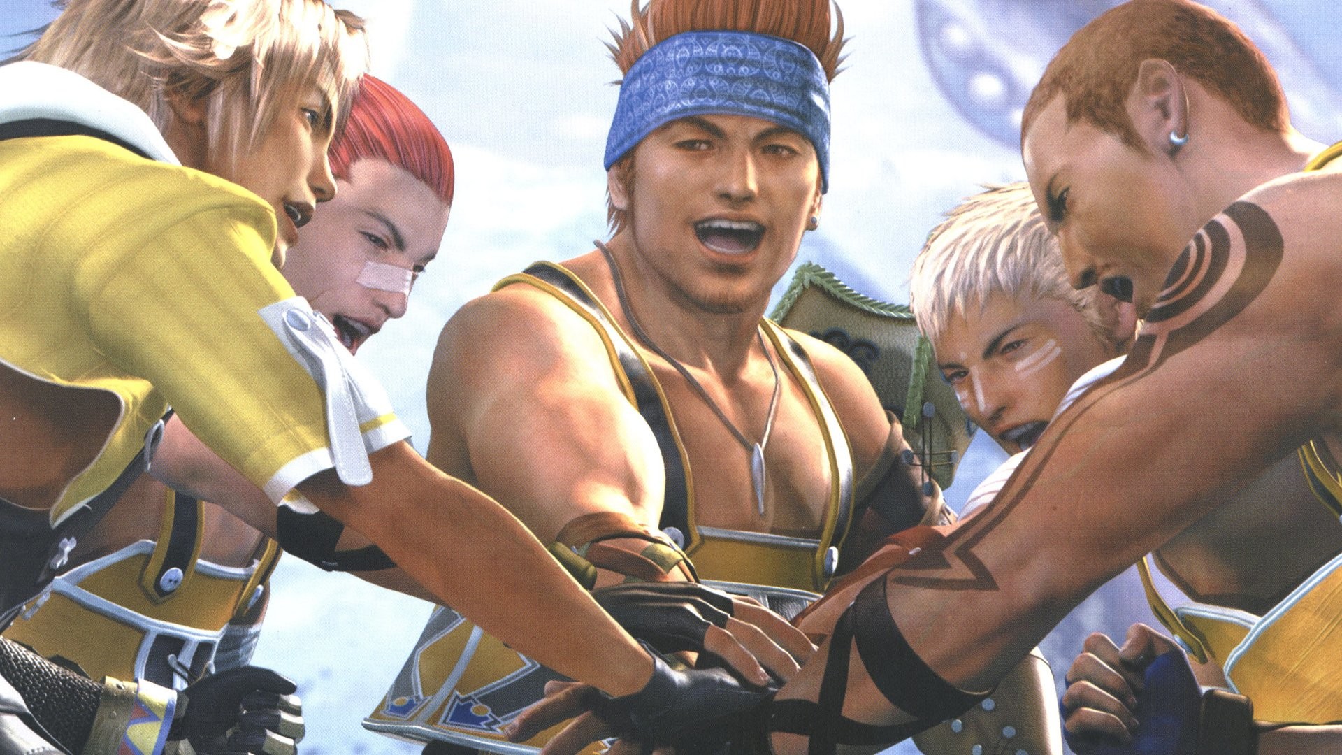 Wakka, Tidus, Final Fantasy X, Besaid Aurochs, Blitzball, 1920x1080, sfondo per PC