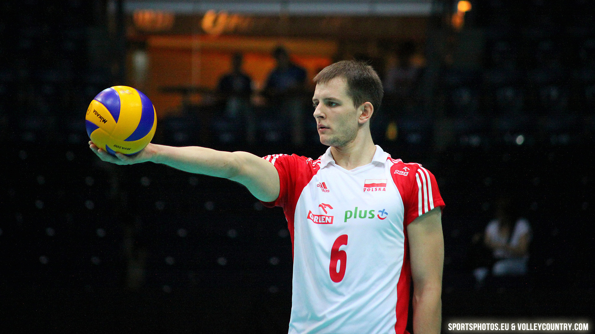 Polonia, Pallavolo, Battuta, Pallavolista, Mikasa, Full HD, wallpaper per portatile