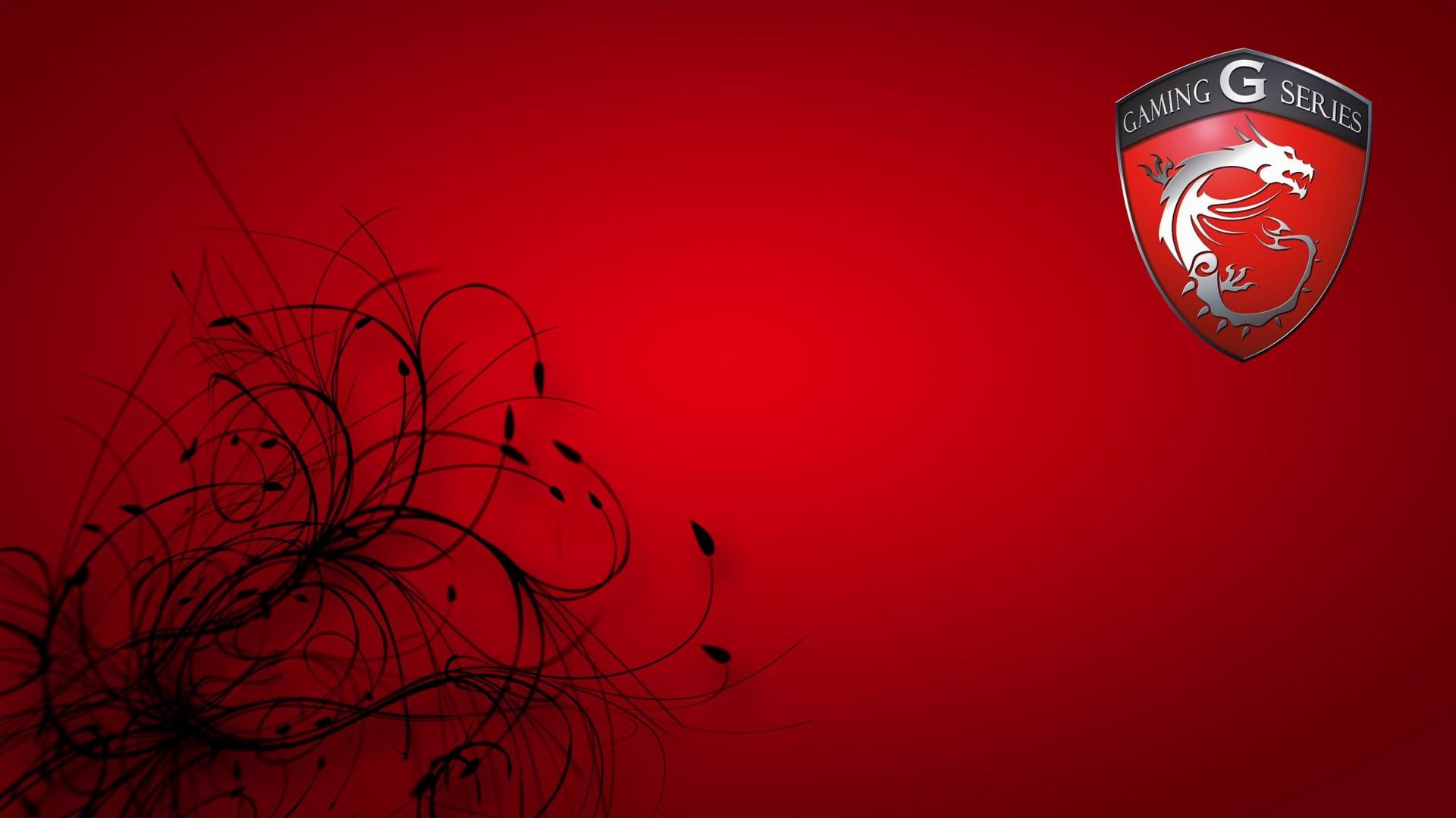 MSI Gaming G Series, Scudo, Rosso, Volute, Full HD, sfondo per PC