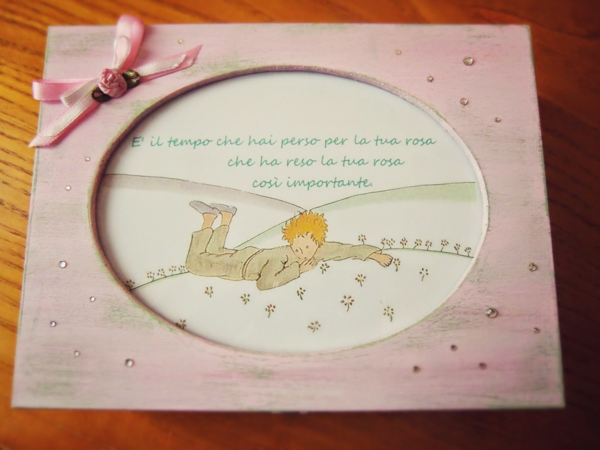 Il Piccolo Principe, Citazione, Biglietto, Rosa pastello, Full HD, sfondo per iPad e tablet