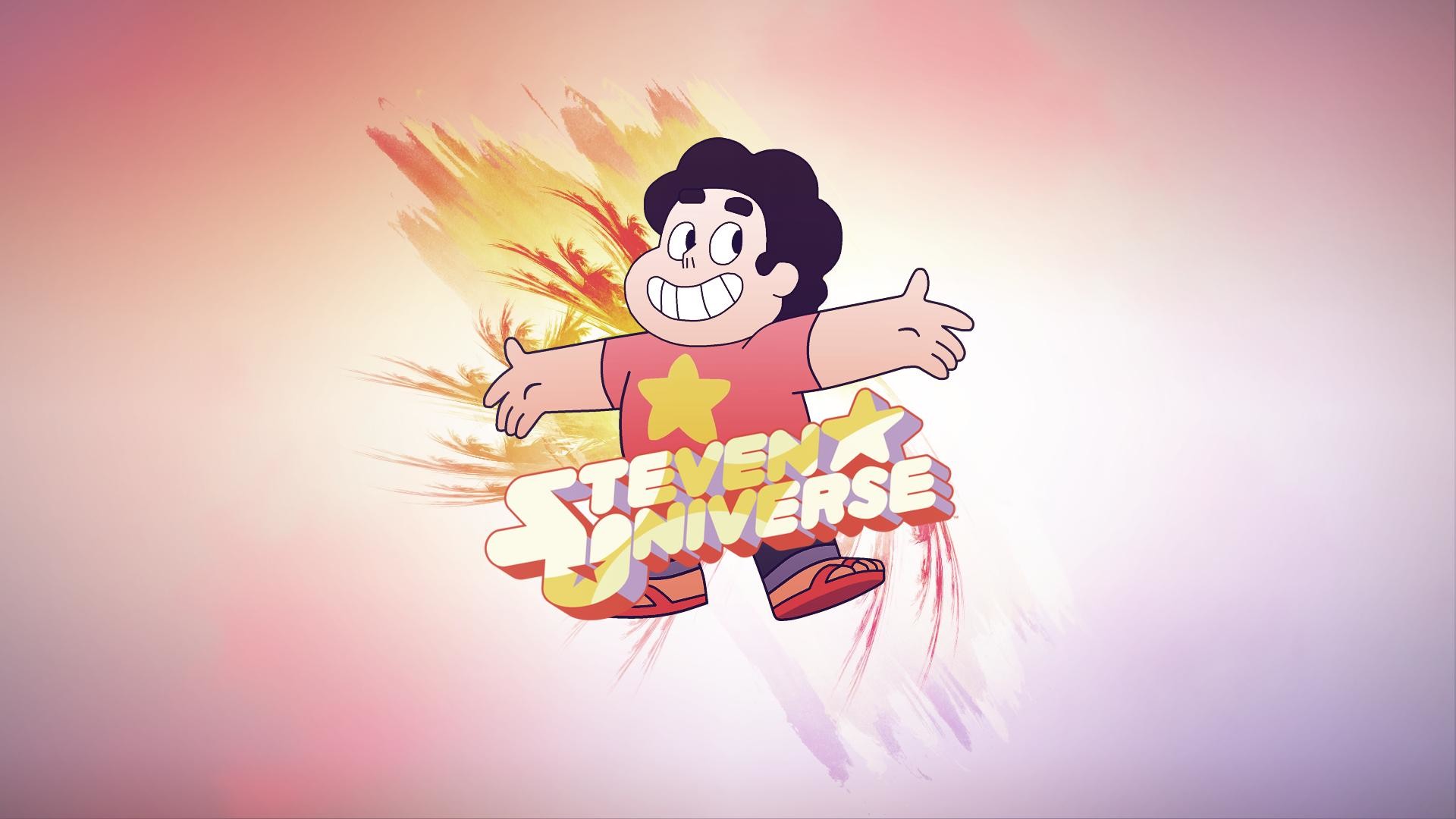 Steven, Steven Universe, Logo, Fuoco, Full HD, sfondo per PC