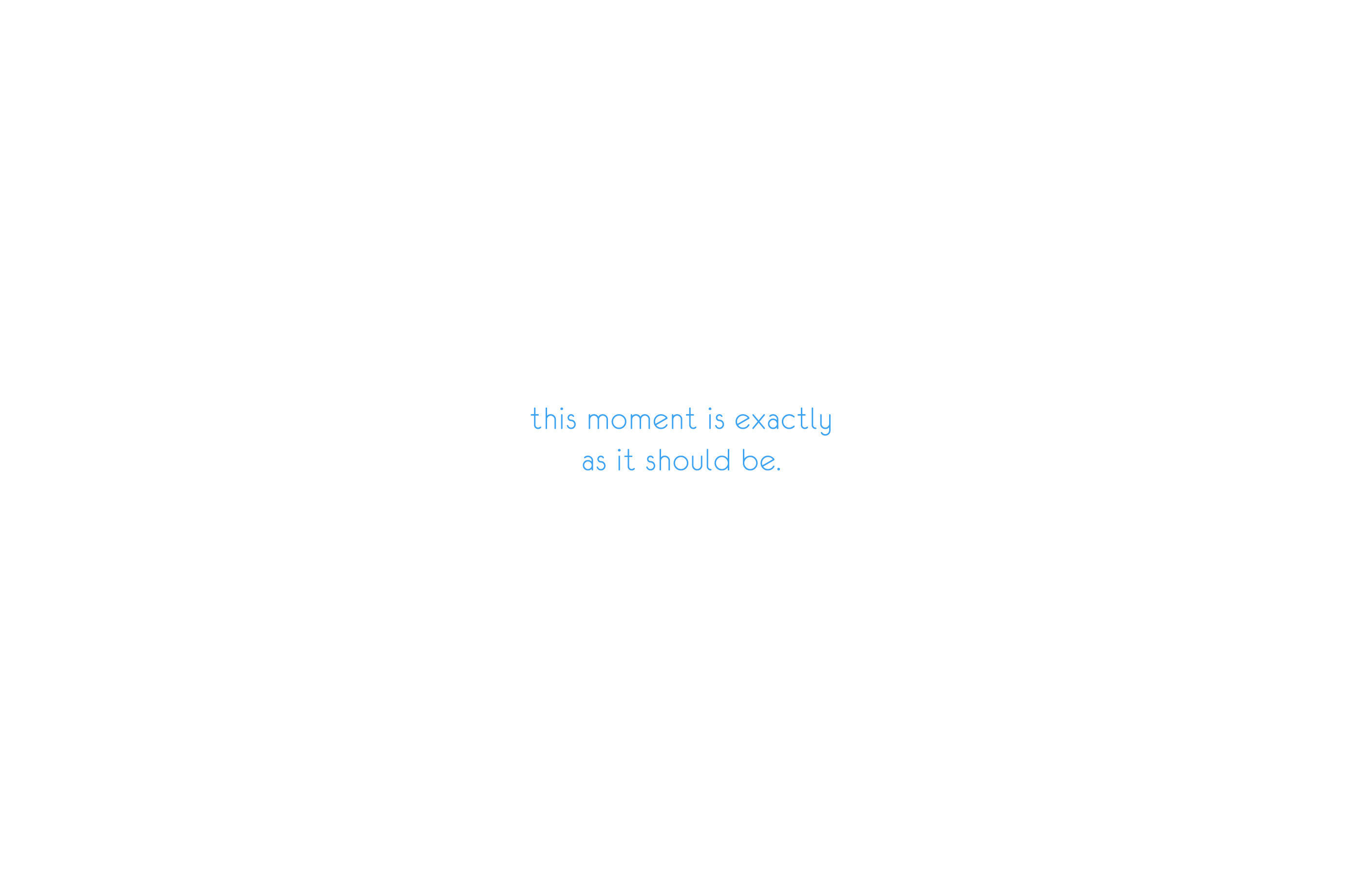 Citazione, Testo azzurro, Sfondo bianco, Minimalismo, 2K, wallpaper desktop