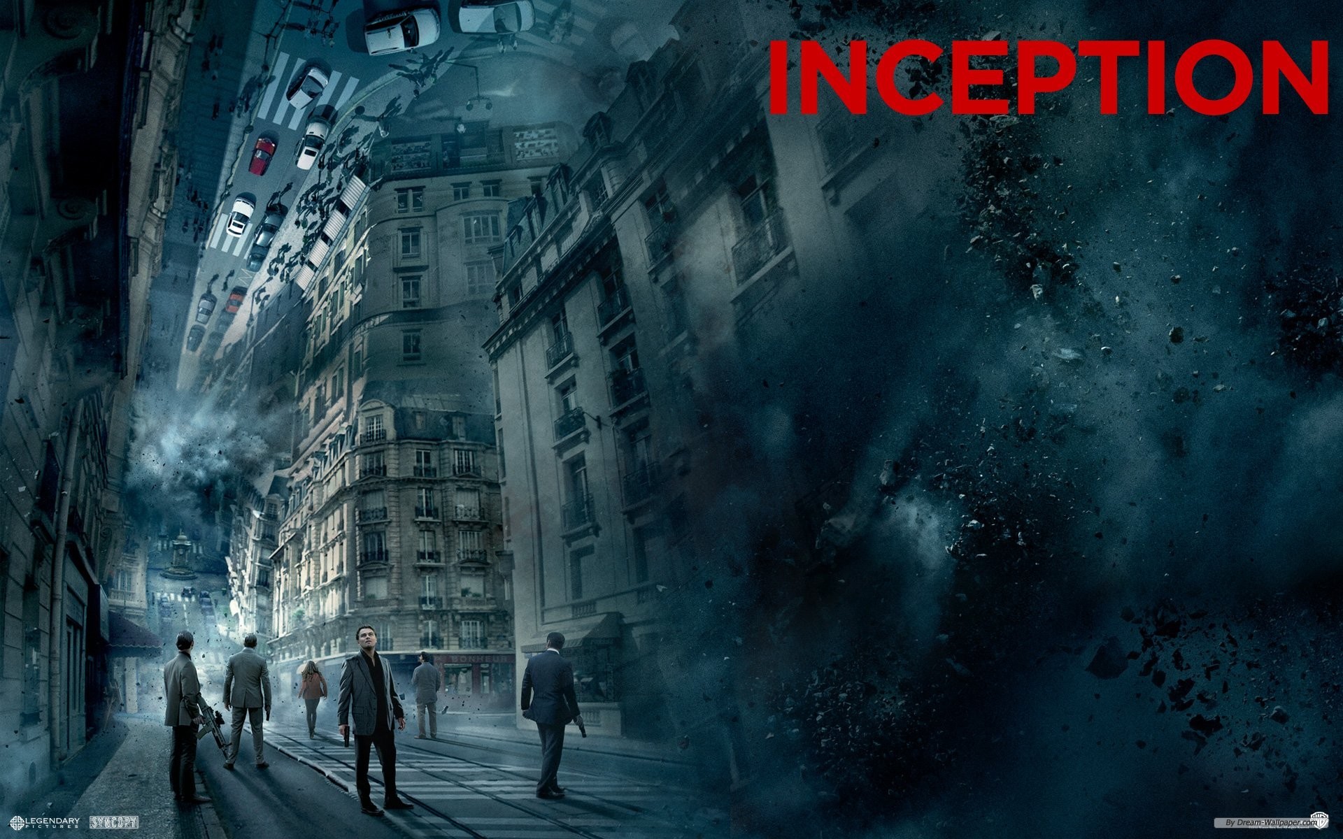 Inception, Christopher Nolan, Città piegata, Parigi, 1920x1200, sfondo MacBook Pro