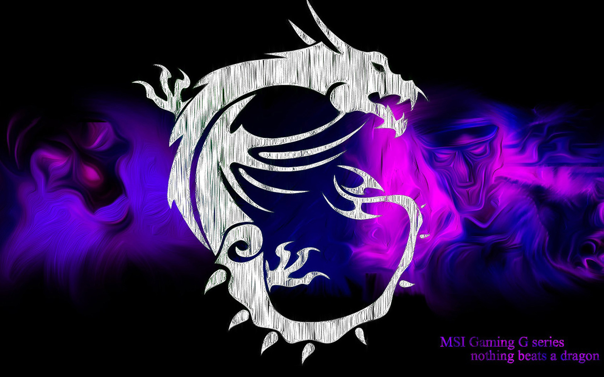 MSI Gaming G Series, Drago, Fumo viola, 1920x1200, sfondo per PC
