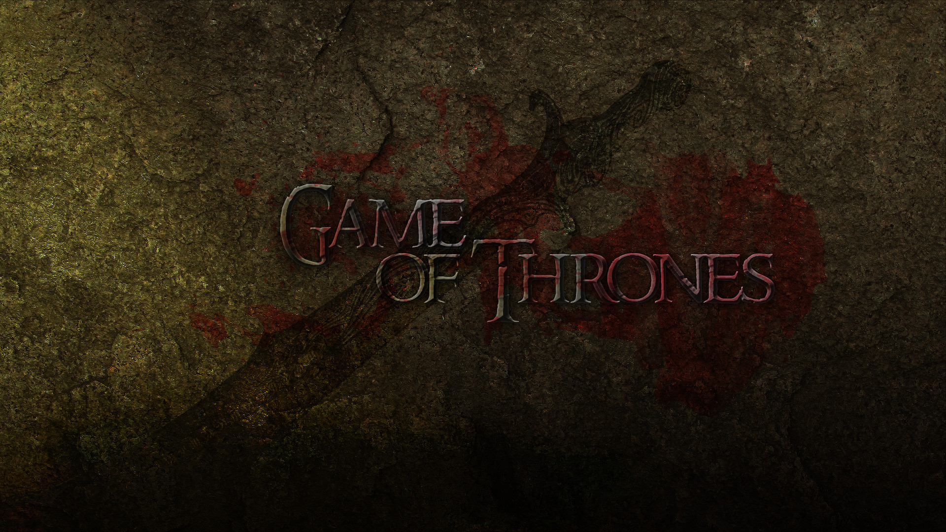 Il Trono di Spade, Logo, Texture, Sangue, Full HD 1080p, sfondo desktop