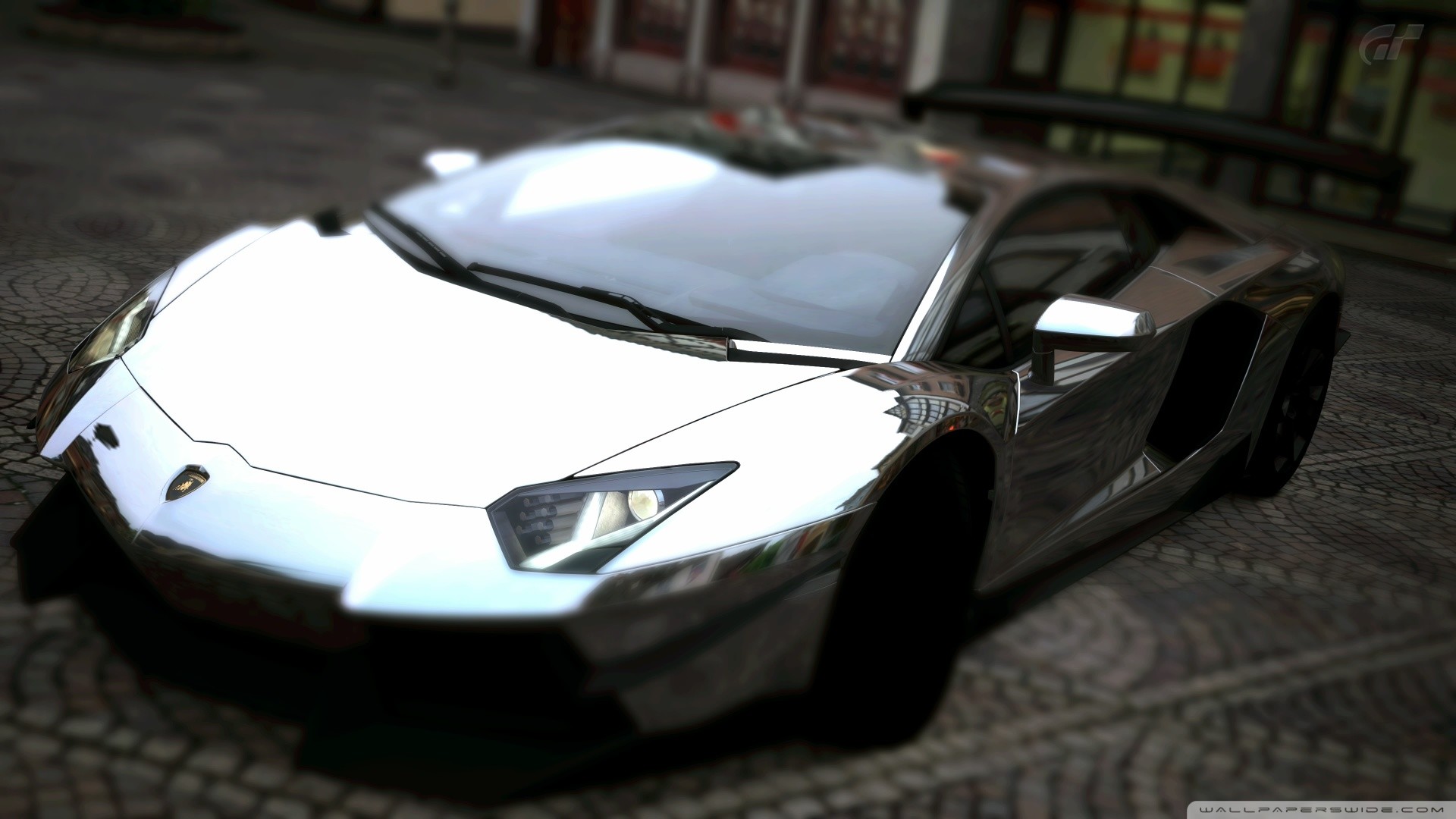 Lamborghini Aventador, Cromato, Ciottolato, Full HD, wallpaper desktop