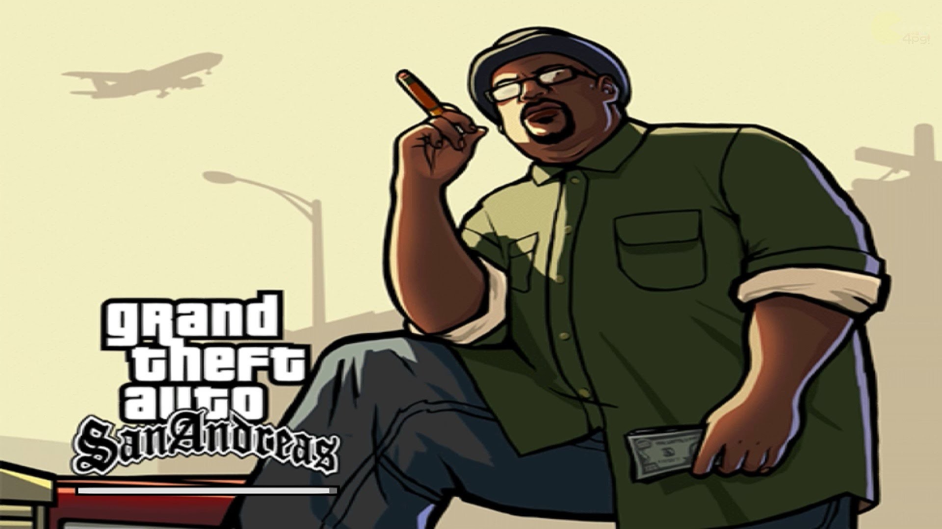 Big Smoke, GTA San Andreas, Logo, Artwork, 1920x1080, immagine di sfondo