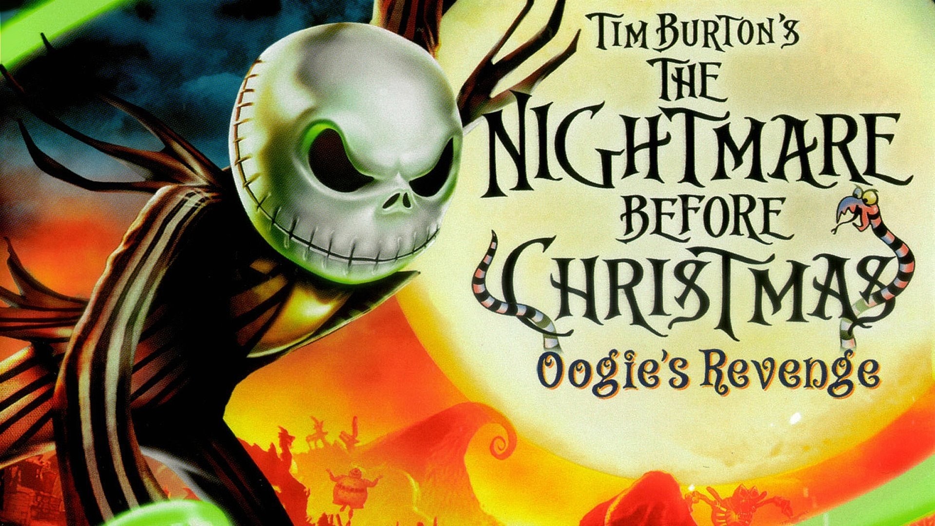 Jack Skeletron, Nightmare Before Christmas: Oogie's Revenge, Videogioco, Logo, sfondo desktop