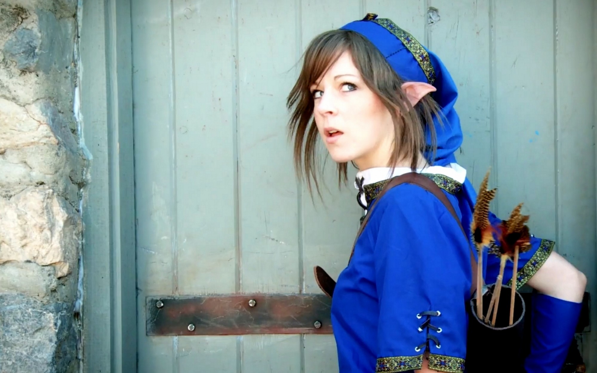 Lindsey Stirling, Link, The Legend of Zelda, Cosplay, 2000x1250, sfondo MacBook Pro