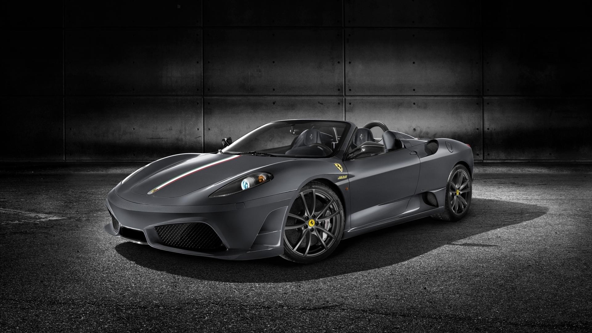 Ferrari F430 Scuderia Spider 16M, Grigio, Full HD, sfondo per PC