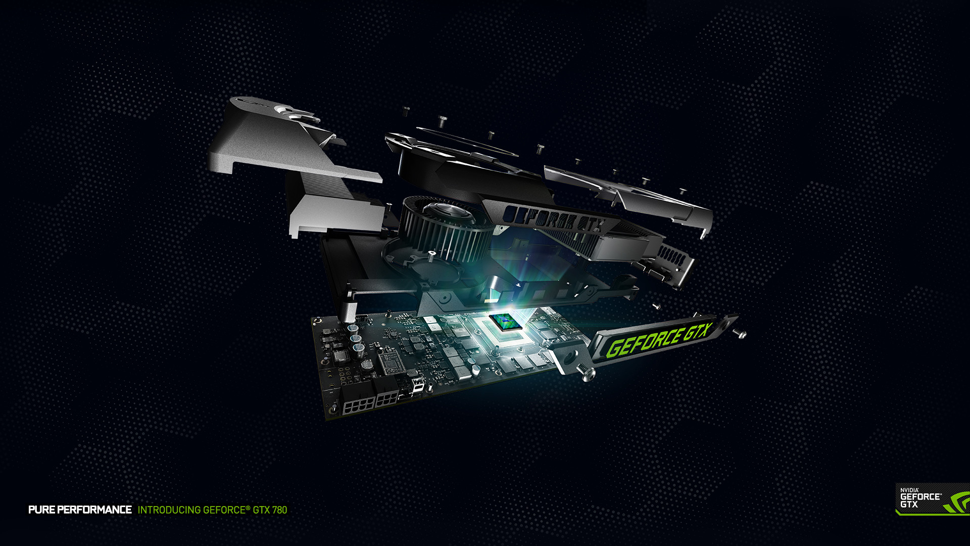 GeForce GTX 780, Nvidia, Scheda video, Vista esplosa, 1920x1080, sfondo per PC
