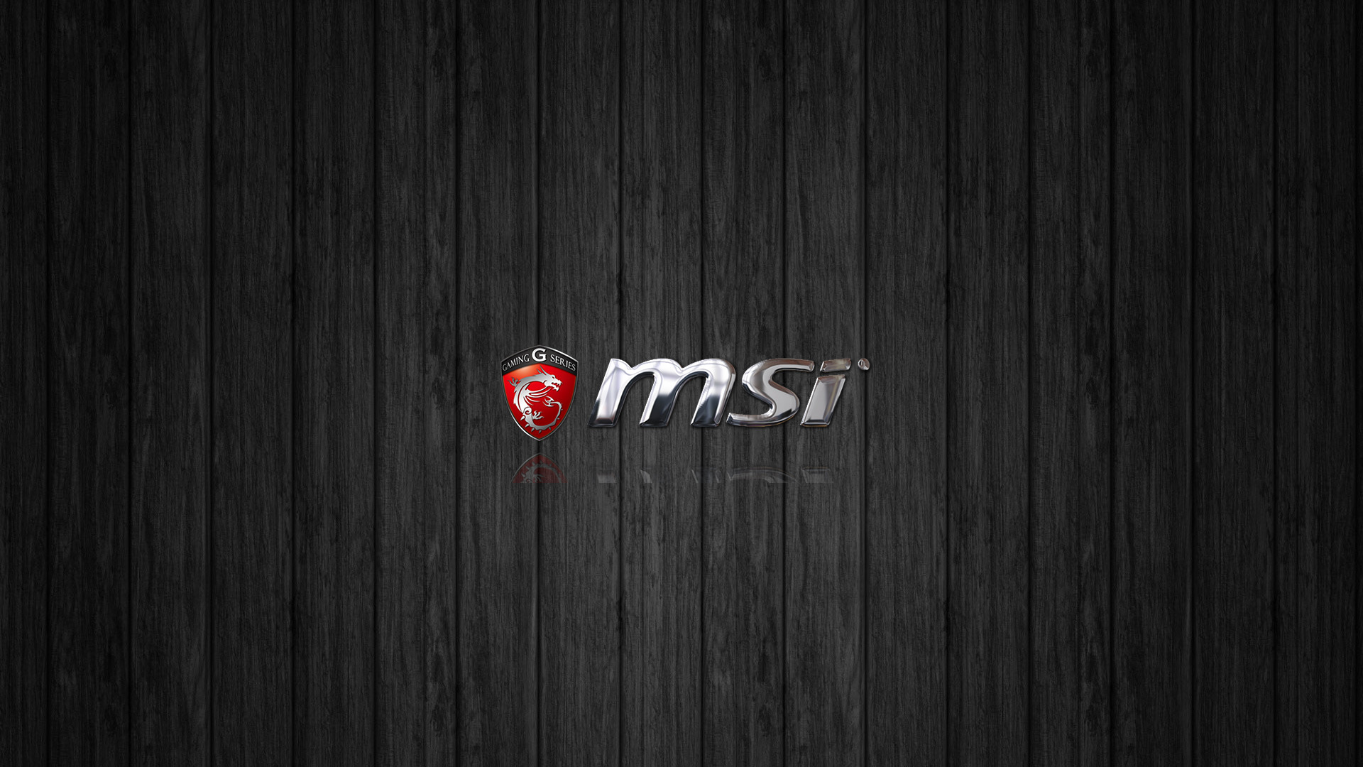 MSI, Logo MSI, Legno scuro, Full HD, sfondo per PC