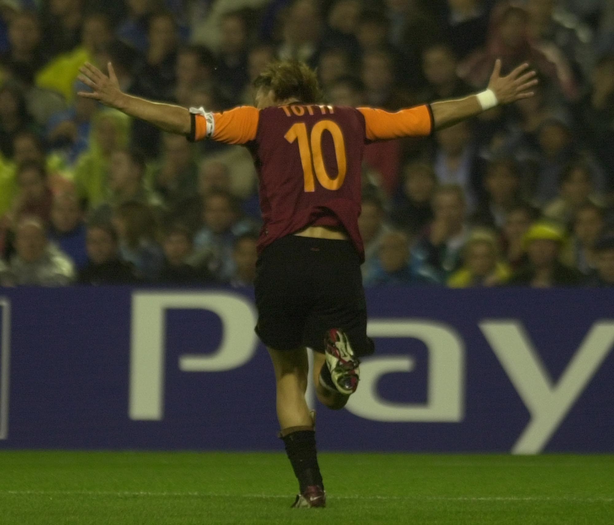 Francesco Totti, AS Roma, Numero 10, Esultanza, Full HD, wallpaper per portatile