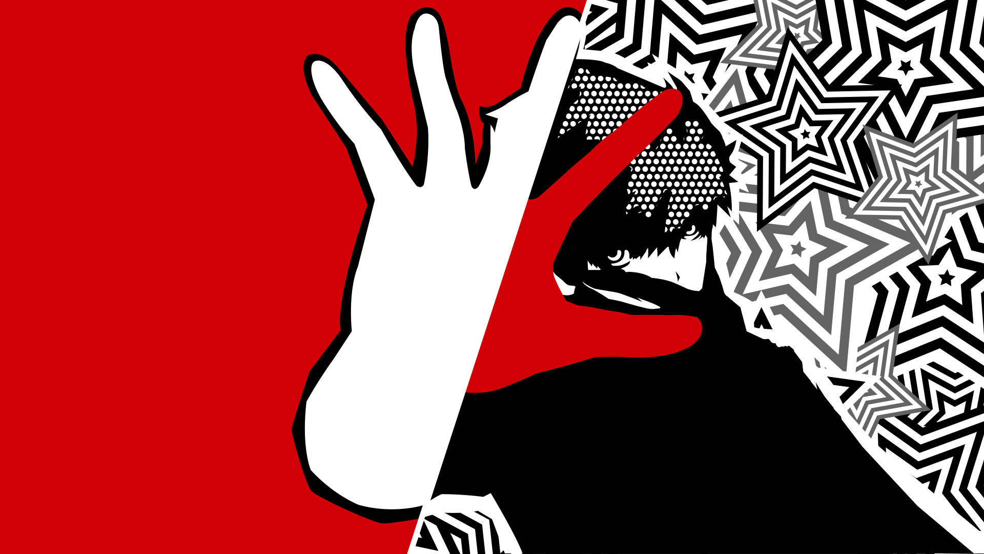 Joker, Persona 5, Guanto, Rosso e nero, Full HD, wallpaper desktop