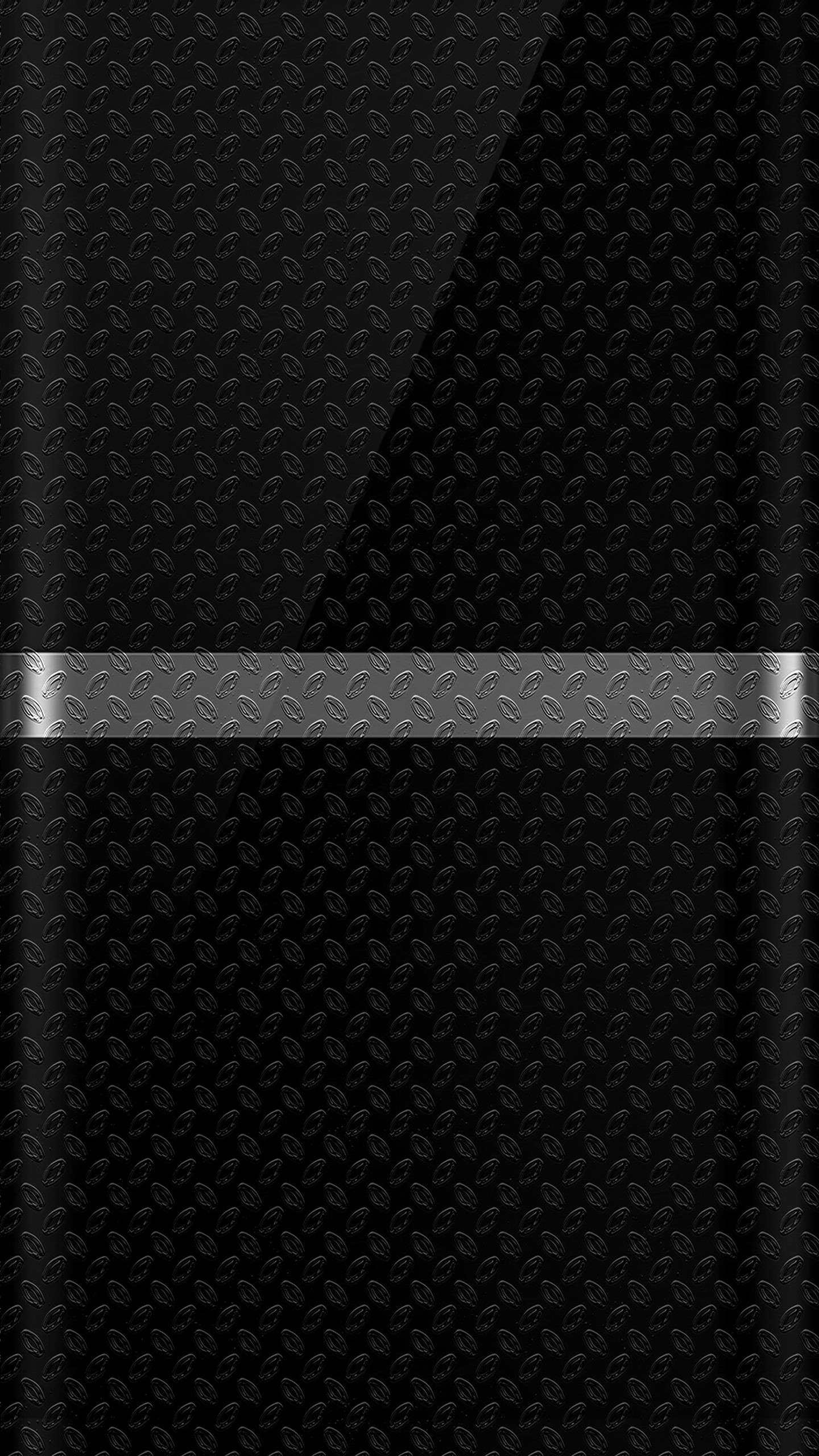 Texture, Nero, Metallo, Minimalista, schermata Home Galaxy S7 Edge
