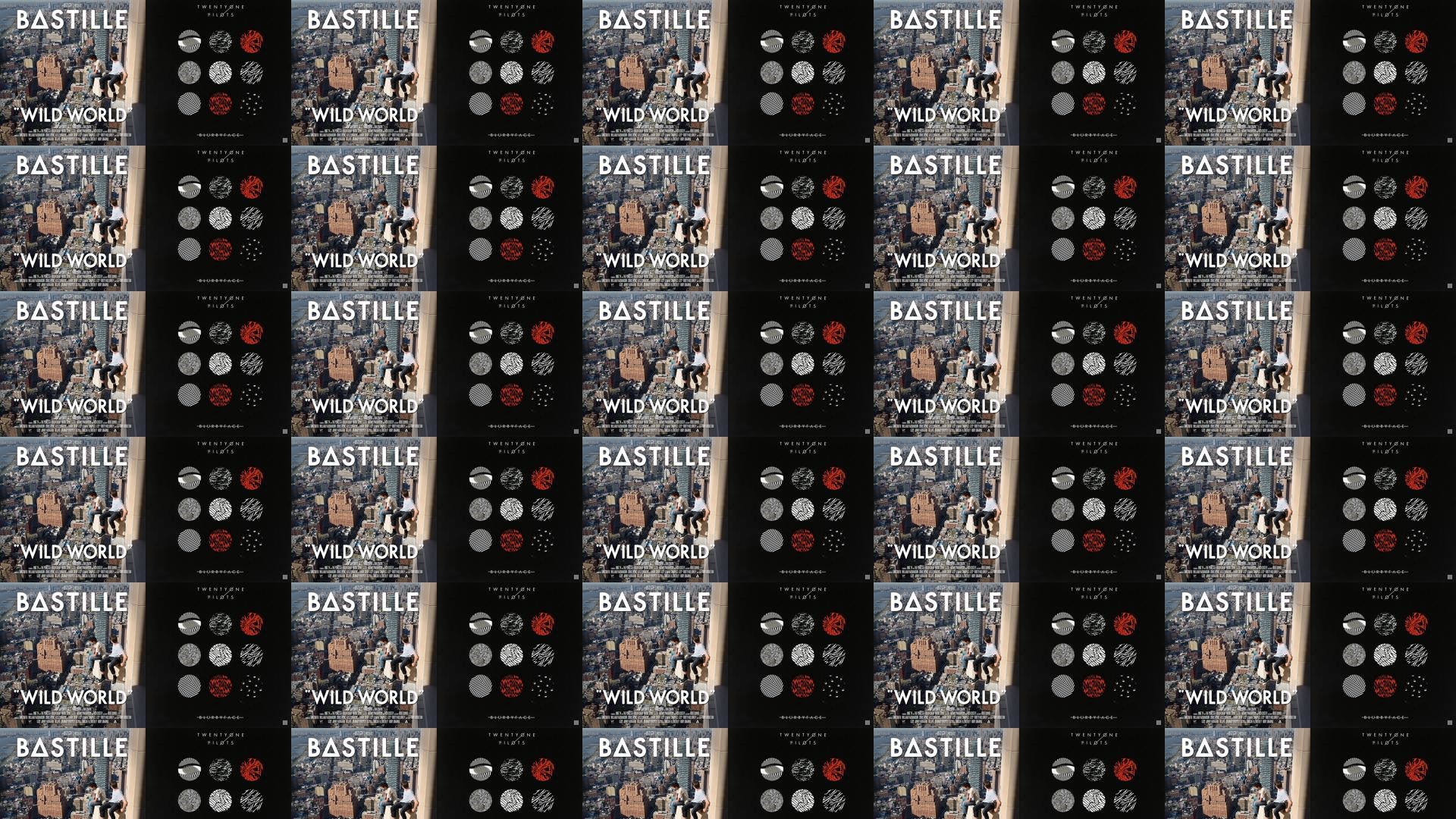 Twenty One Pilots, Bastille, Wild World, Blurryface, Collage, Full HD, sfondo Windows 11
