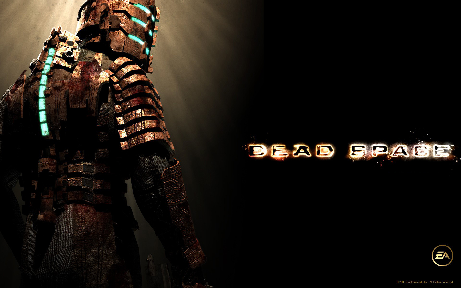 Isaac Clarke, Dead Space, Logo, EA, Buio, 1920x1200, sfondo per PC