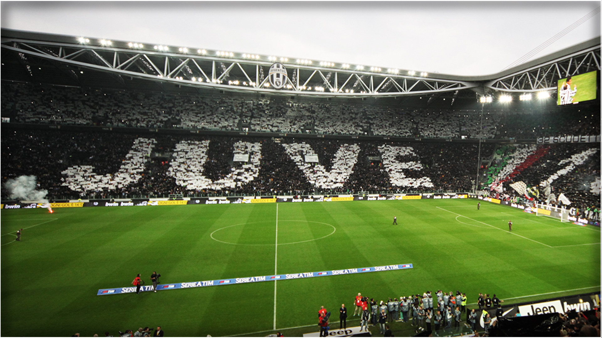 Juventus Stadium, Juventus, Coreografia Juve, Tifosi, Stadio, Full HD, sfondo Windows 11