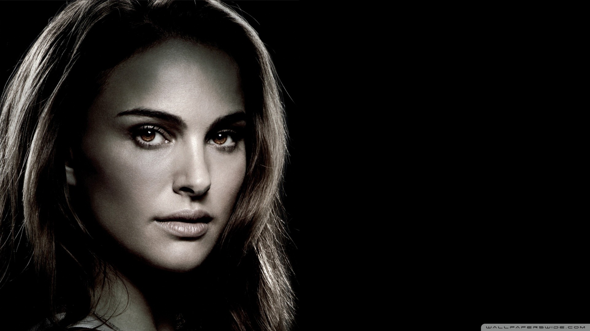 Jane Foster, Natalie Portman, Marvel, Bianco e nero, Full HD 1080p, sfondo desktop