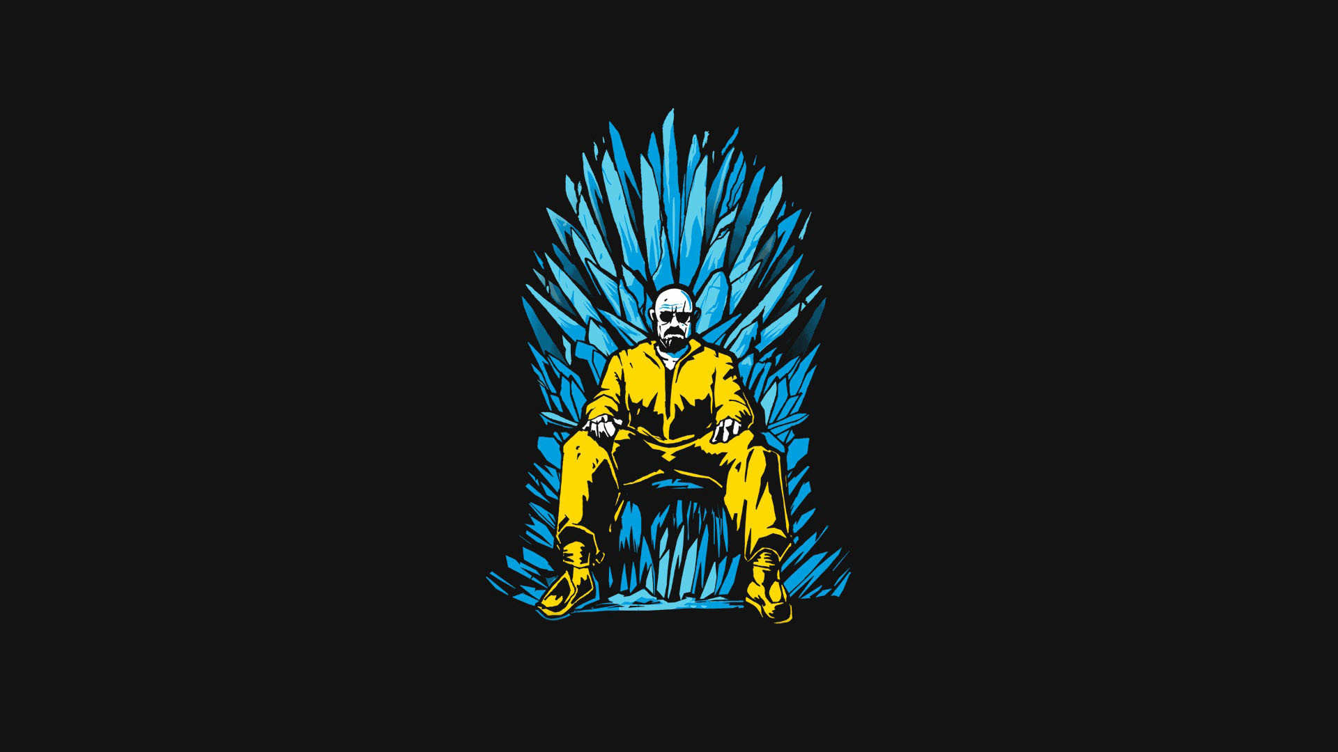 Walter White, Breaking Bad, Trono di Spade, Illustrazione, Full HD, wallpaper desktop