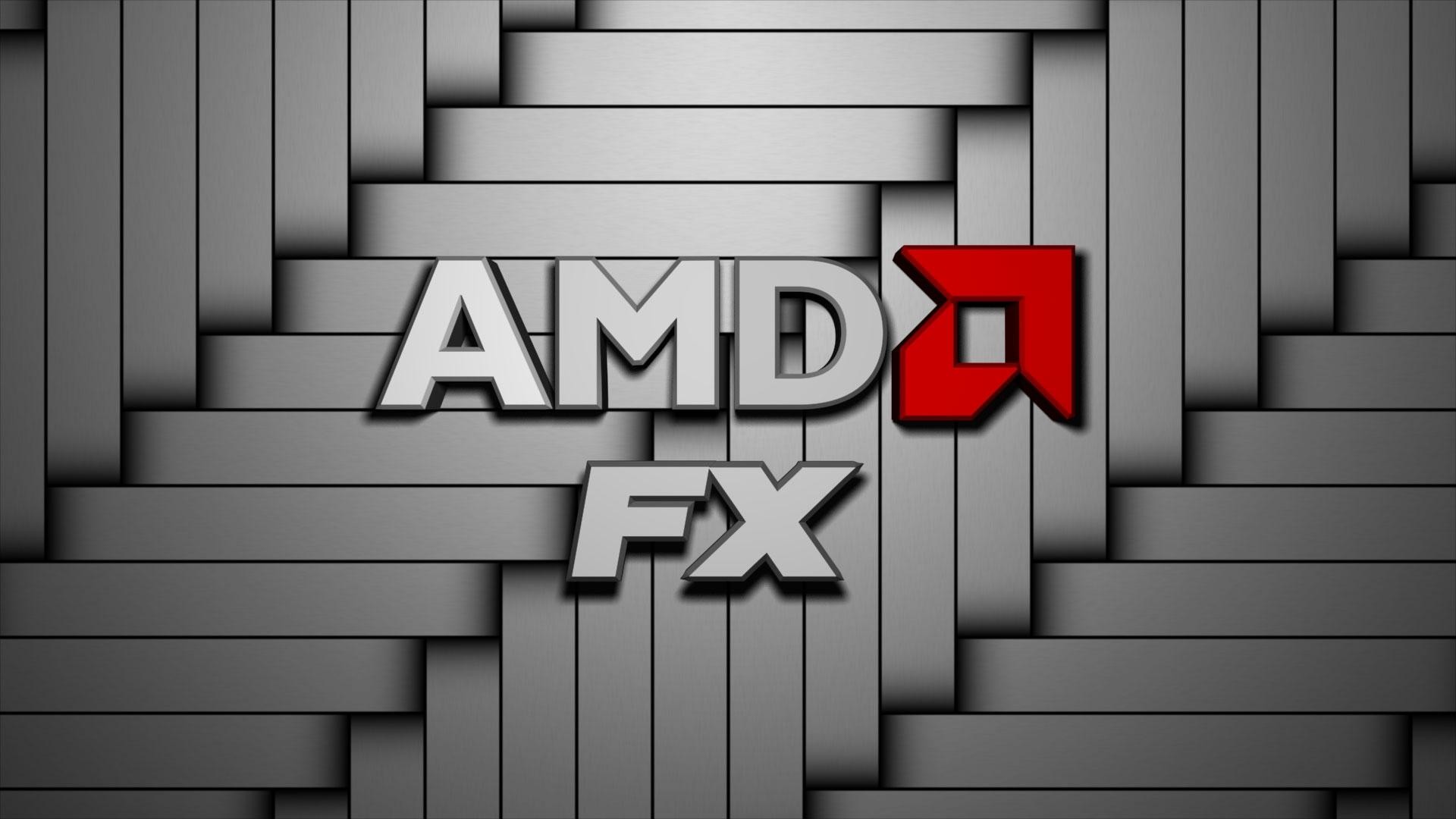 AMD FX, Logo, Metallo, 16:9 Full HD, sfondo widescreen