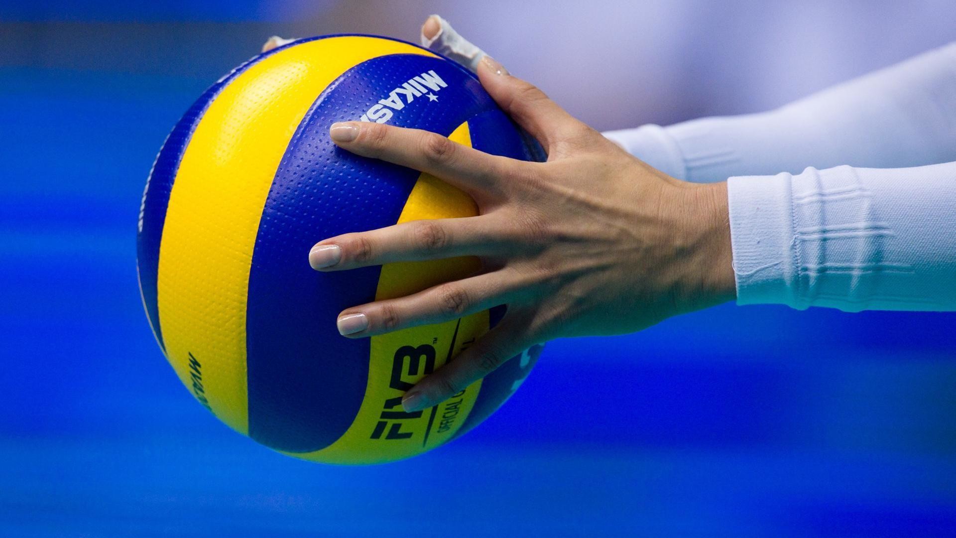 Pallone Mikasa, Mano, FIVB, Azzurro, Full HD, sfondo per PC e portatile
