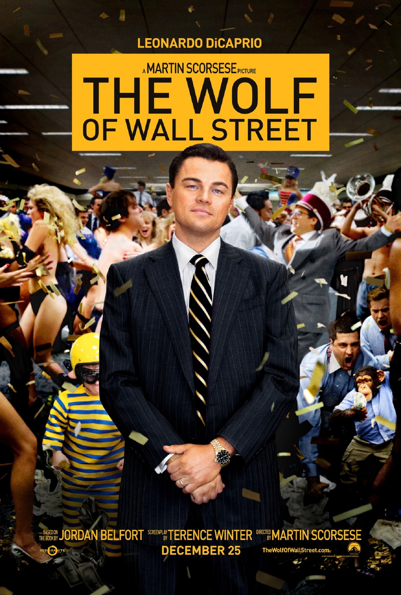 The Wolf of Wall Street, Leonardo DiCaprio, Locandina, Martin Scorsese, sfondo per iPad