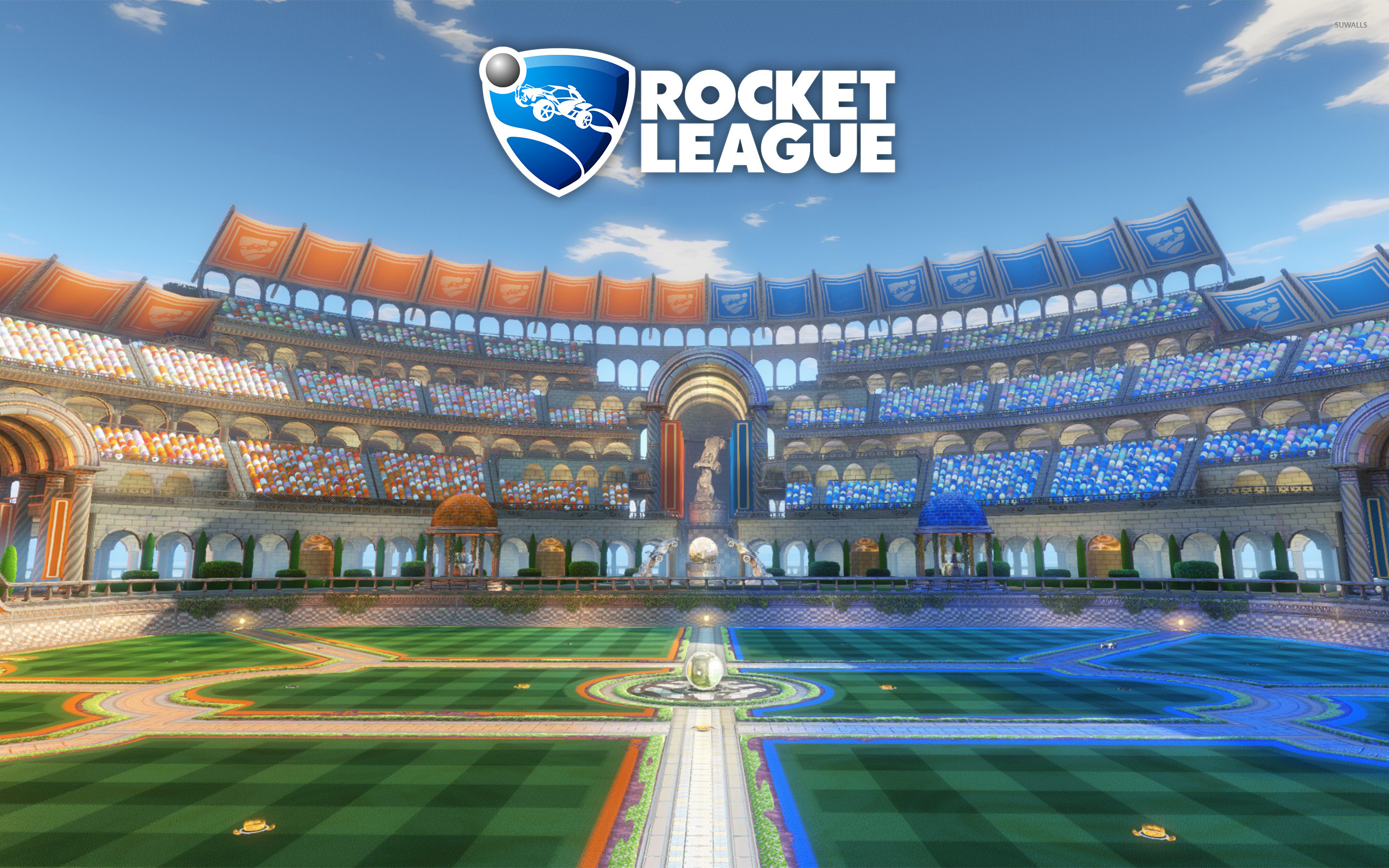 Rocket League, Logo, Stadio, Utopia Coliseum, 2K, sfondo per portatile