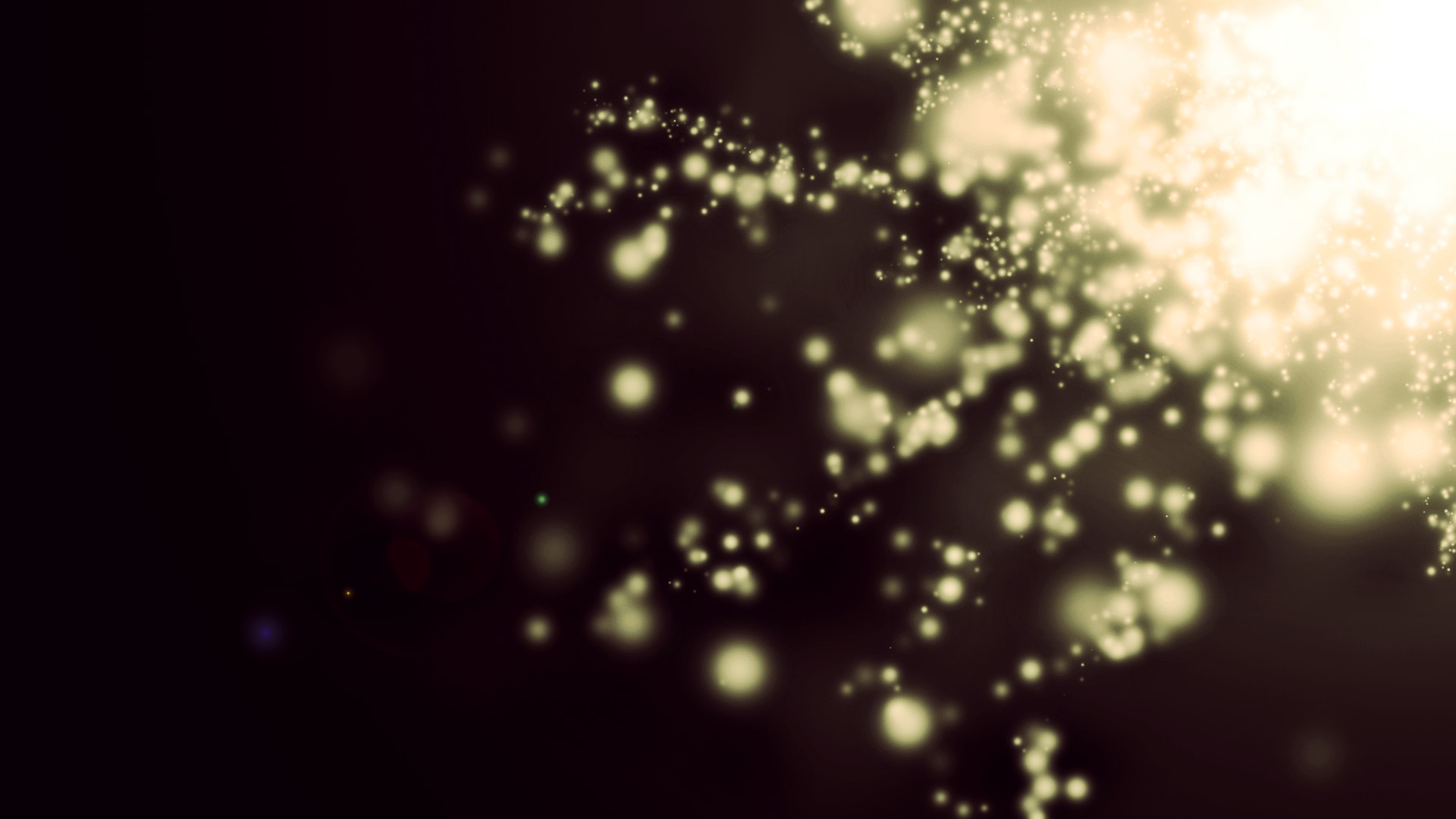 Bokeh, Luci, Sfondo scuro, Full HD, wallpaper per desktop