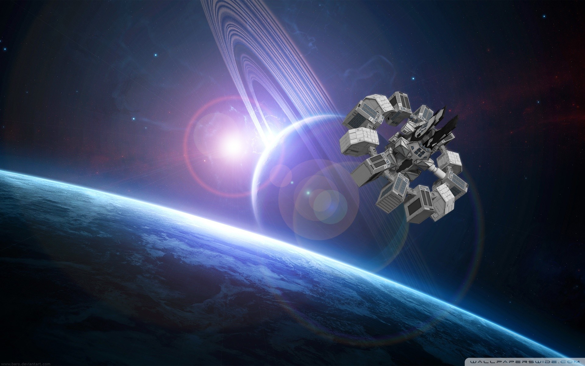 Interstellar, Endurance, Saturno, Spazio, 1920x1200, immagine di sfondo