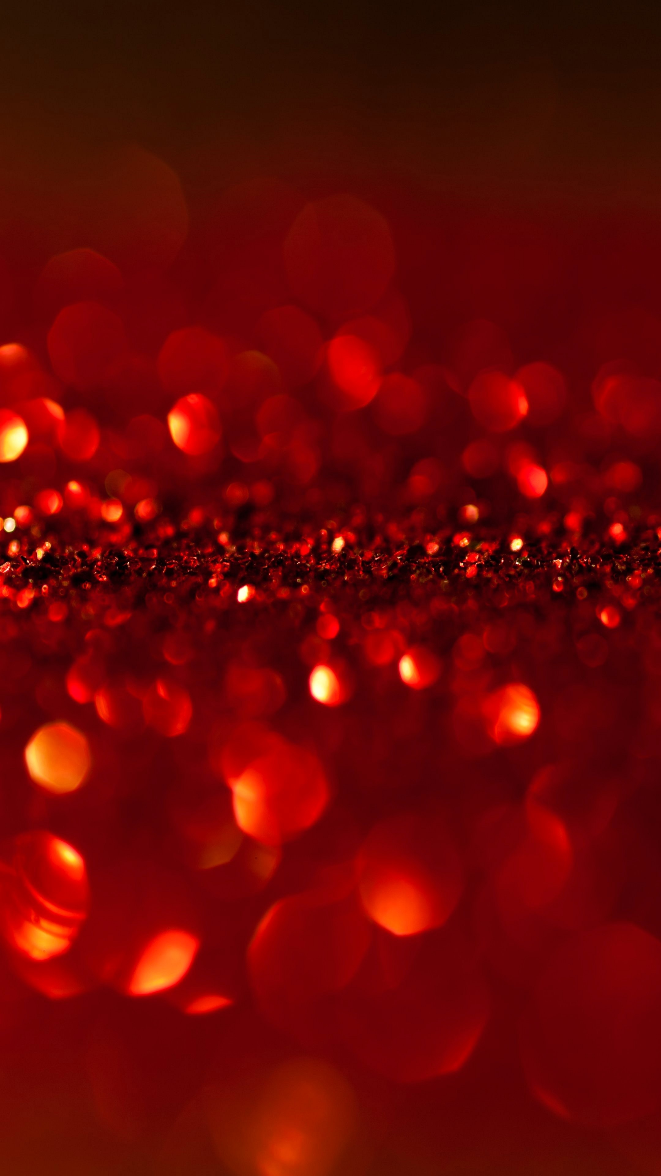 Glitter, Bokeh, Rosso, QHD+, sfondo per iPhone e Android