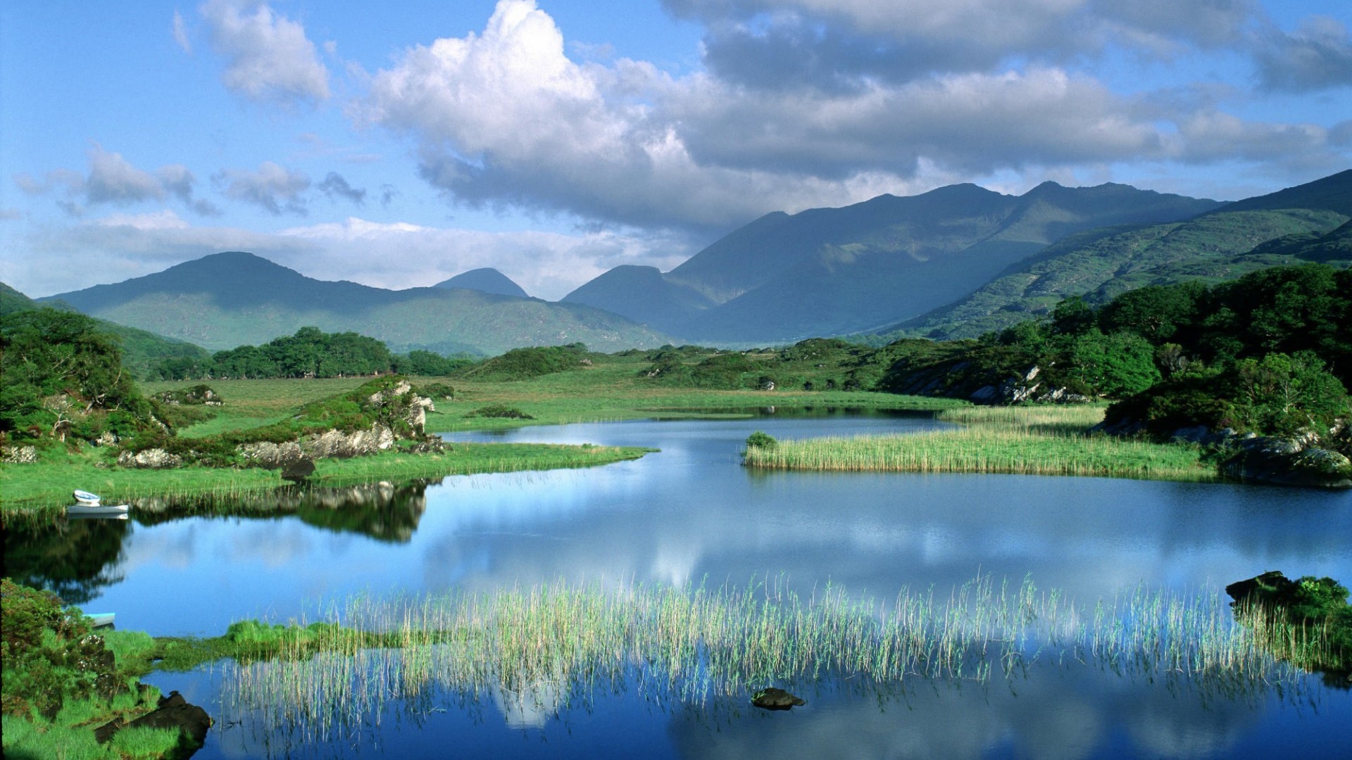 Killarney, Irlanda, Lago, Montagne, Full HD, wallpaper per PC