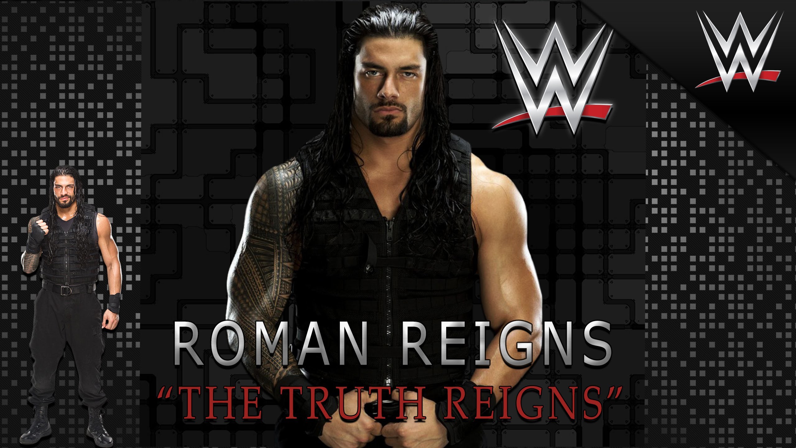 Roman Reigns, WWE, The Truth Reigns, Logo, 2K, sfondo per portatile