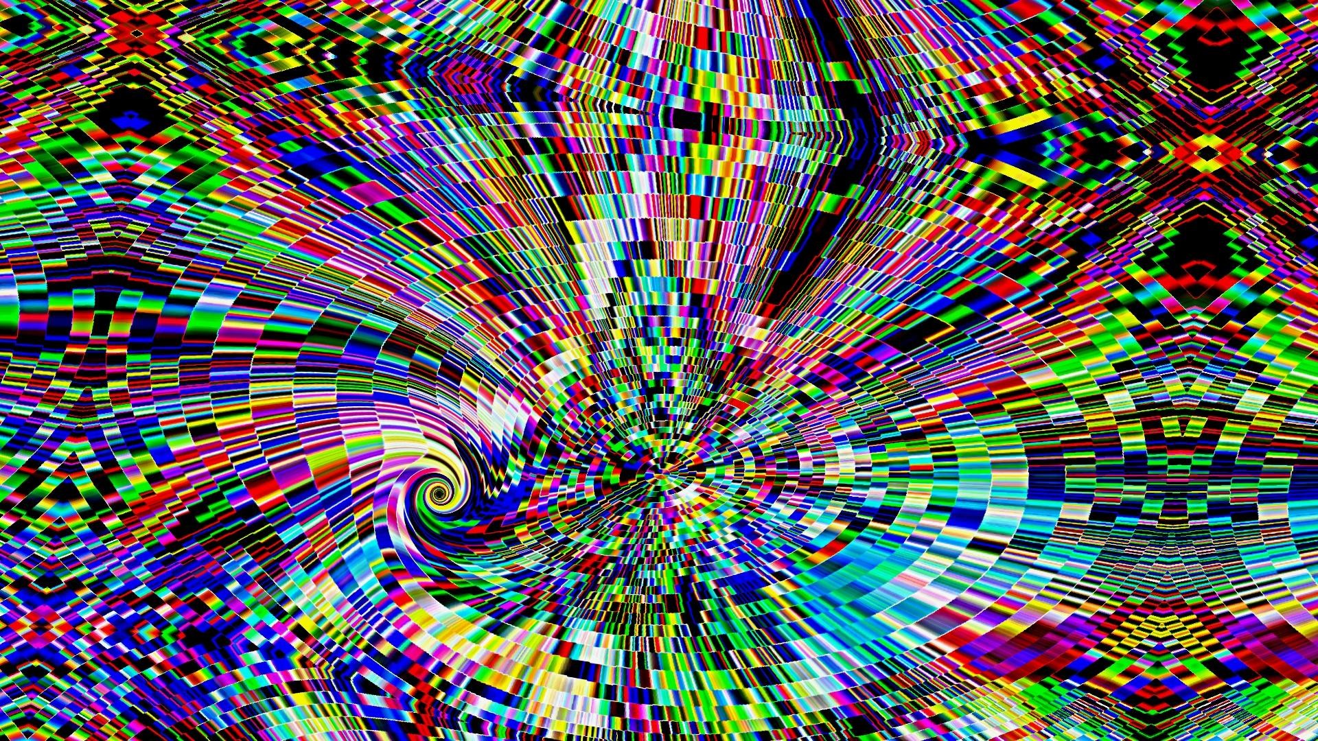 Glitch art, Arte psichedelica, Colori, Full HD, sfondo desktop