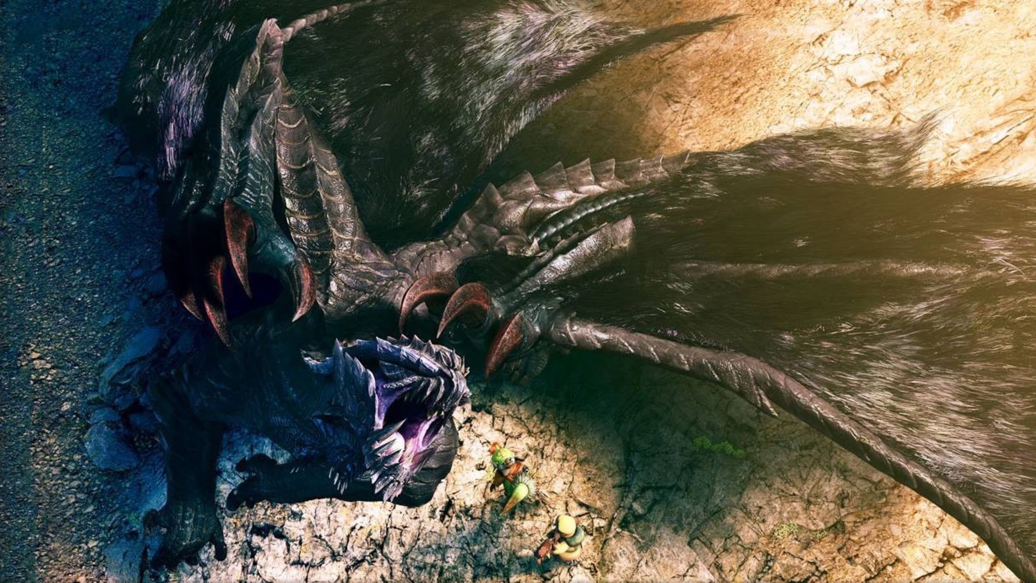 Monster Hunter, Nargacuga, Ali, Primo piano, Full HD, sfondo Windows 11