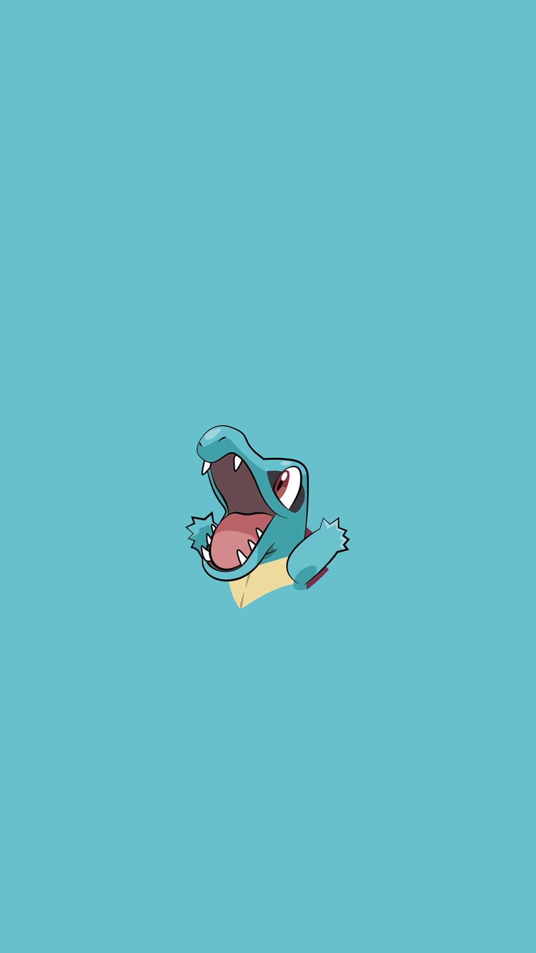 Squirtle, Pokémon, Minimalista, Azzurro, 1080x1920, schermata di blocco iPhone