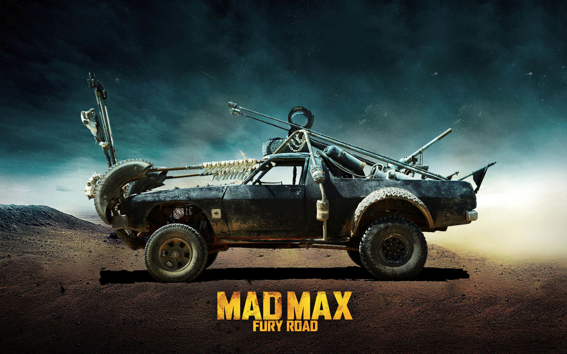 Mad Max: Fury Road, Veicolo, Logo, Deserto, 1920x1200, sfondo per PC