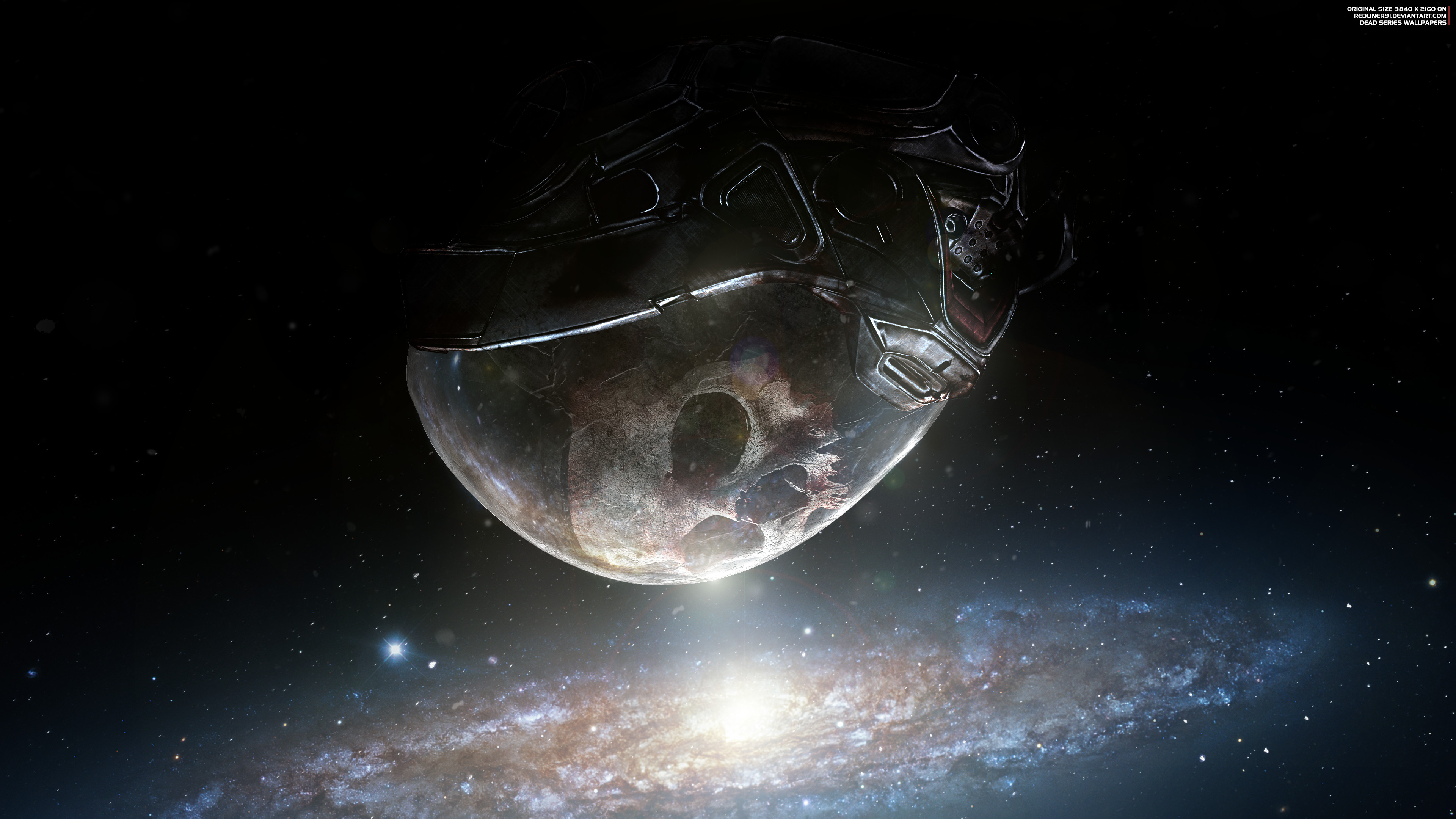 Galassia, Spazio, Fantascienza, 4K, sfondo per PC e portatile