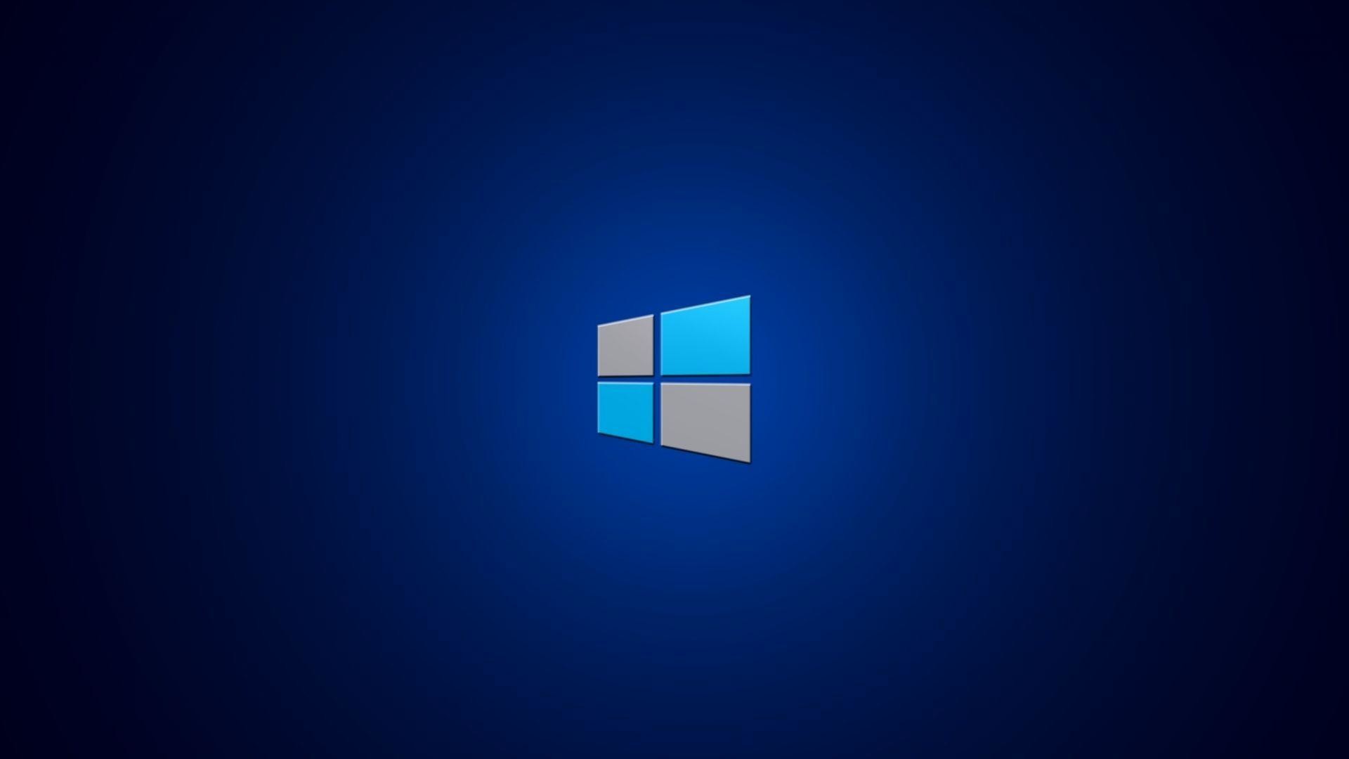 Windows 8, Logo Windows, Blu scuro, Minimalista, Full HD, sfondo desktop