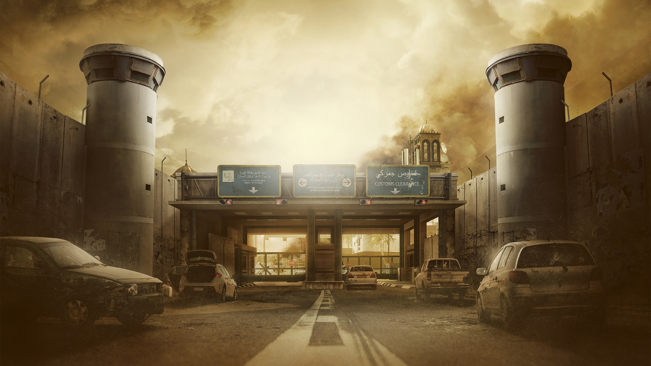 Rainbow Six Siege, Border, Mappa, Valico di frontiera, 2560x1440, sfondo per PC