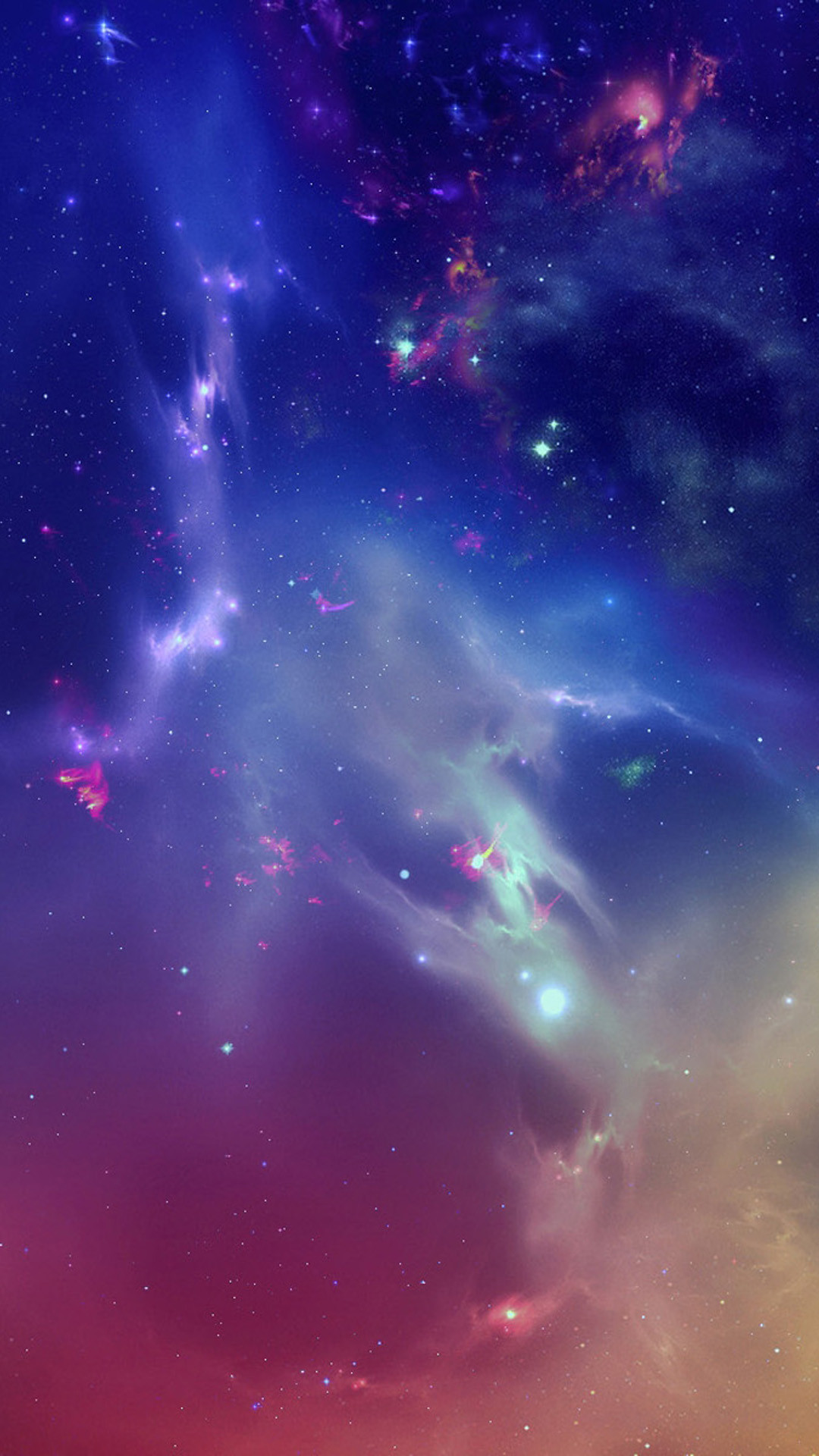 Nebulosa, Spazio, Viola, Stelle, sfondo iPhone 5 Full HD