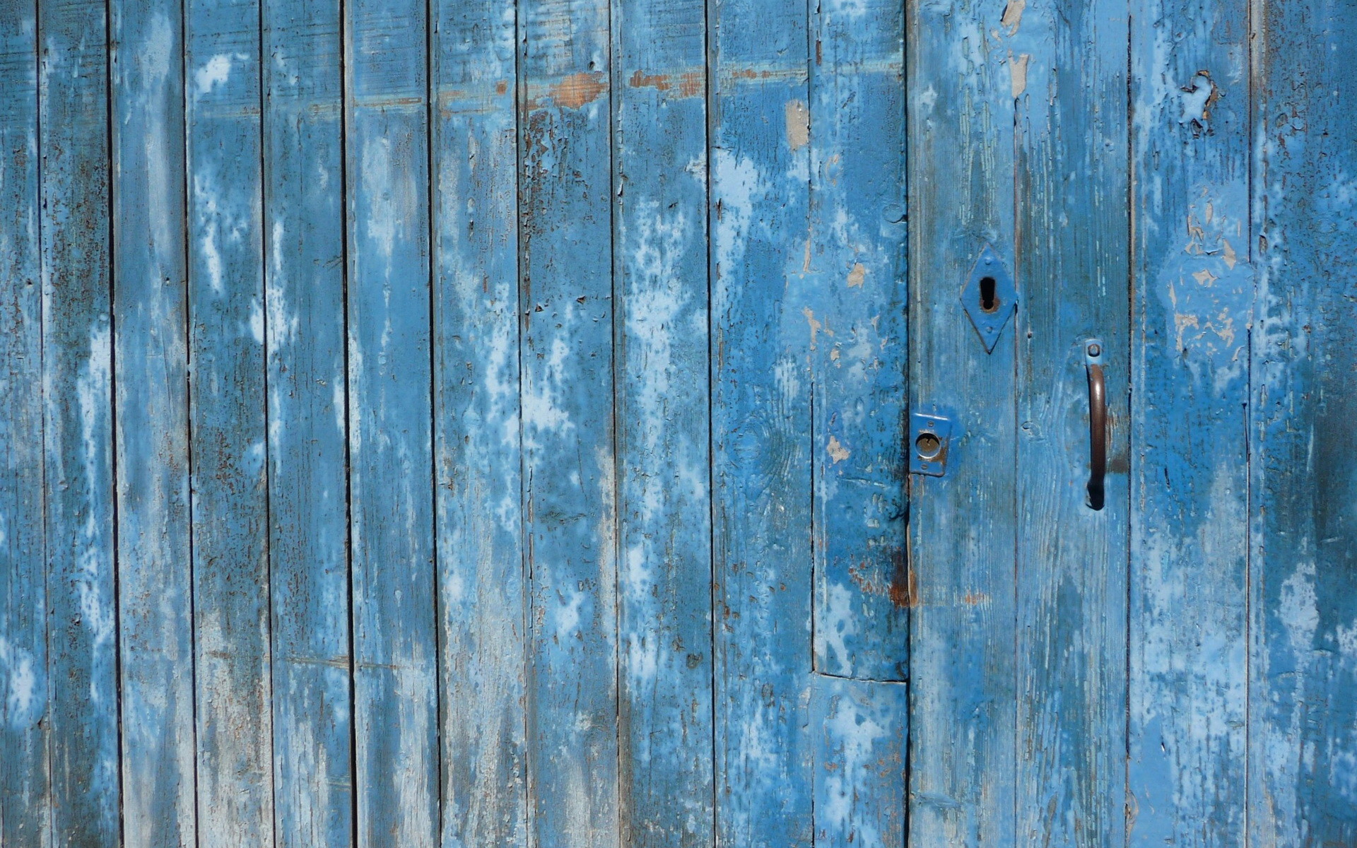 Porta in legno, Vernice scrostata, Azzurro, 16:10 Full HD, wallpaper widescreen