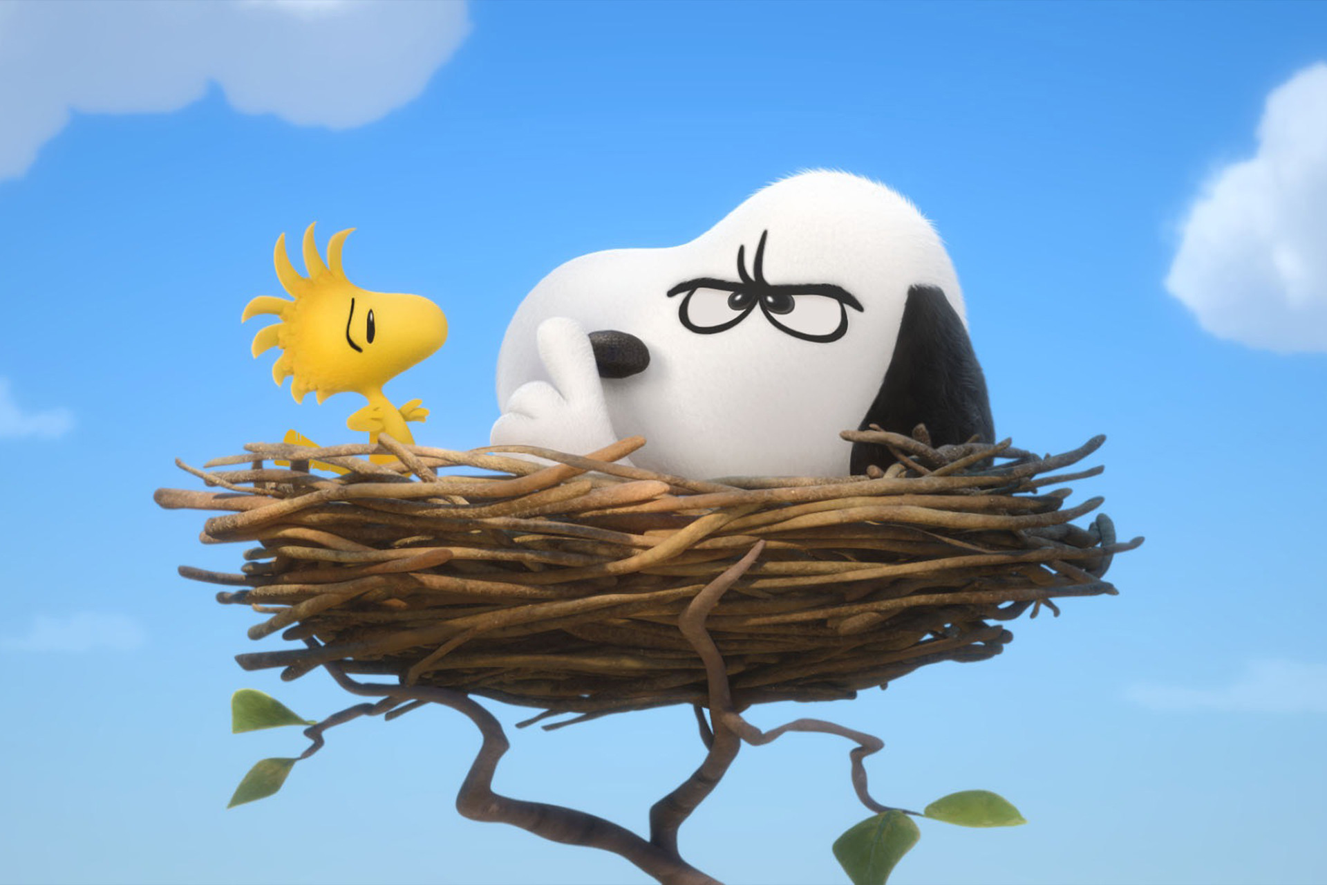 Snoopy, Woodstock, Nido, Animazione 3D, Full HD, sfondo per PC