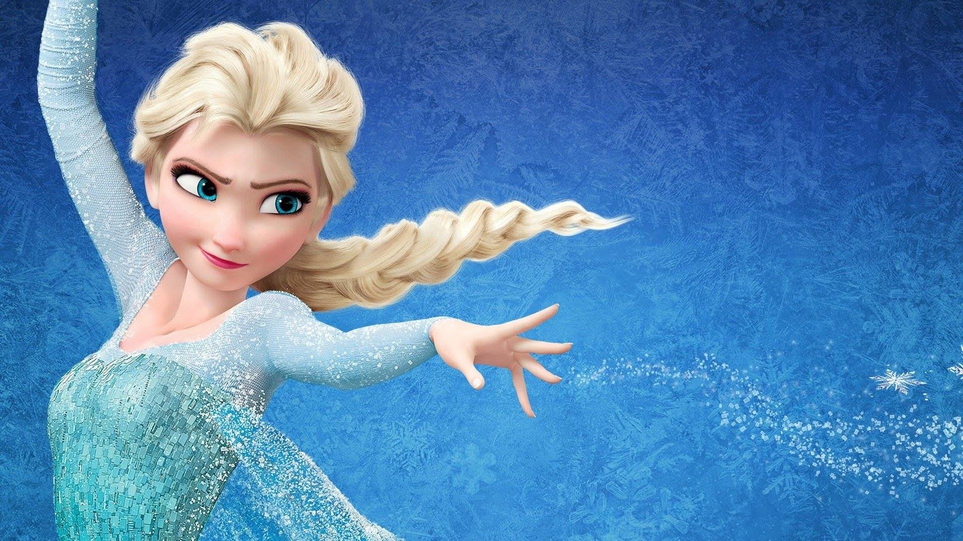 Elsa, Frozen - Il regno di ghiaccio, Disney, Primo piano, Full HD, sfondo Windows 11