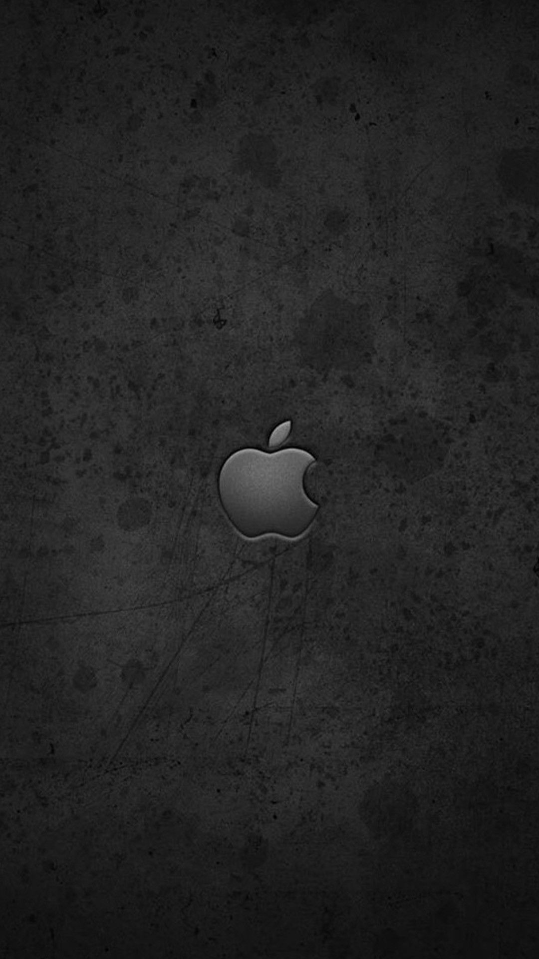 Logo Apple, Apple, Texture grunge, Grigio scuro, Full HD, schermata di blocco del cellulare