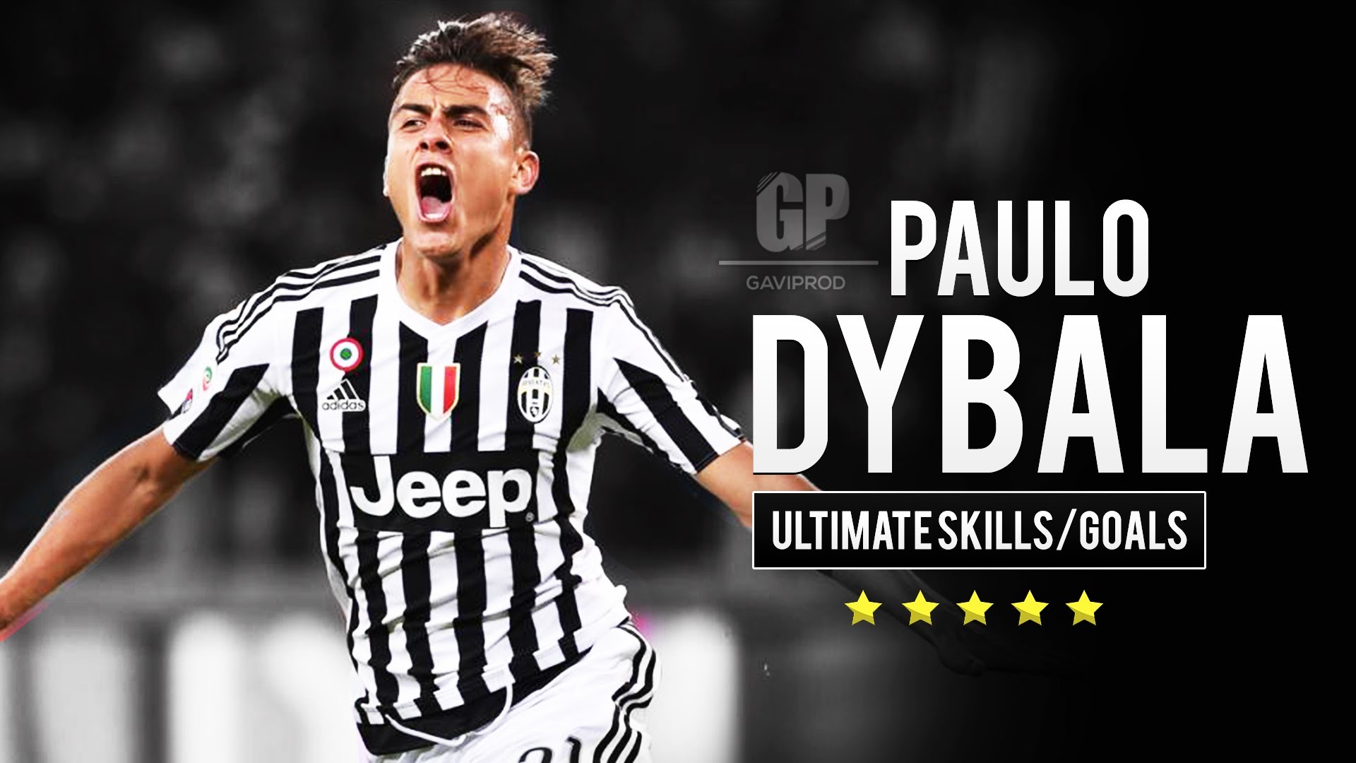 Juventus, Paulo Dybala, Esultanza, Arte digitale, Full HD, sfondo per portatile
