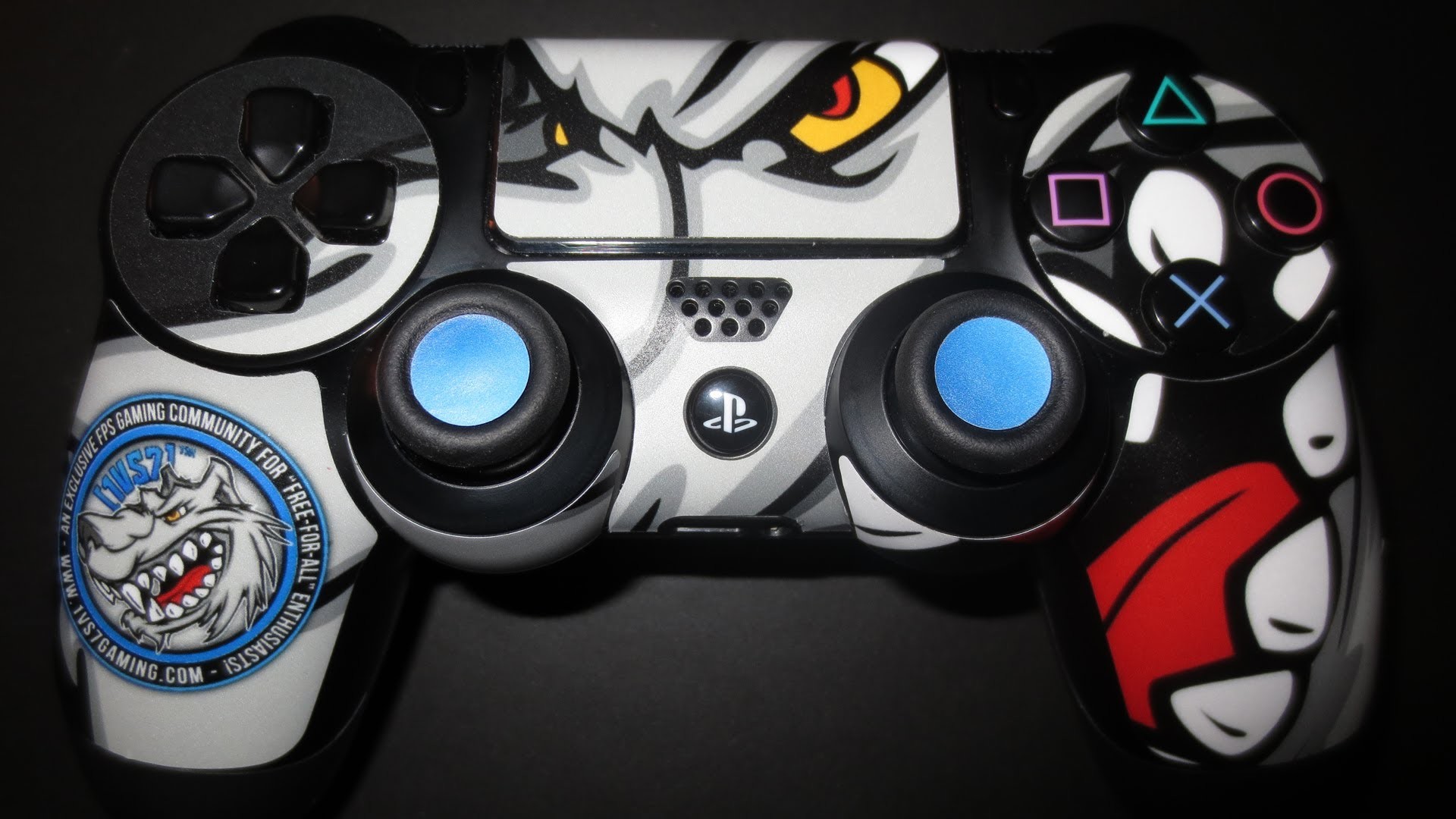 DualShock 4, PlayStation 4, Controller personalizzato, Skin, Full HD, sfondo Windows 11