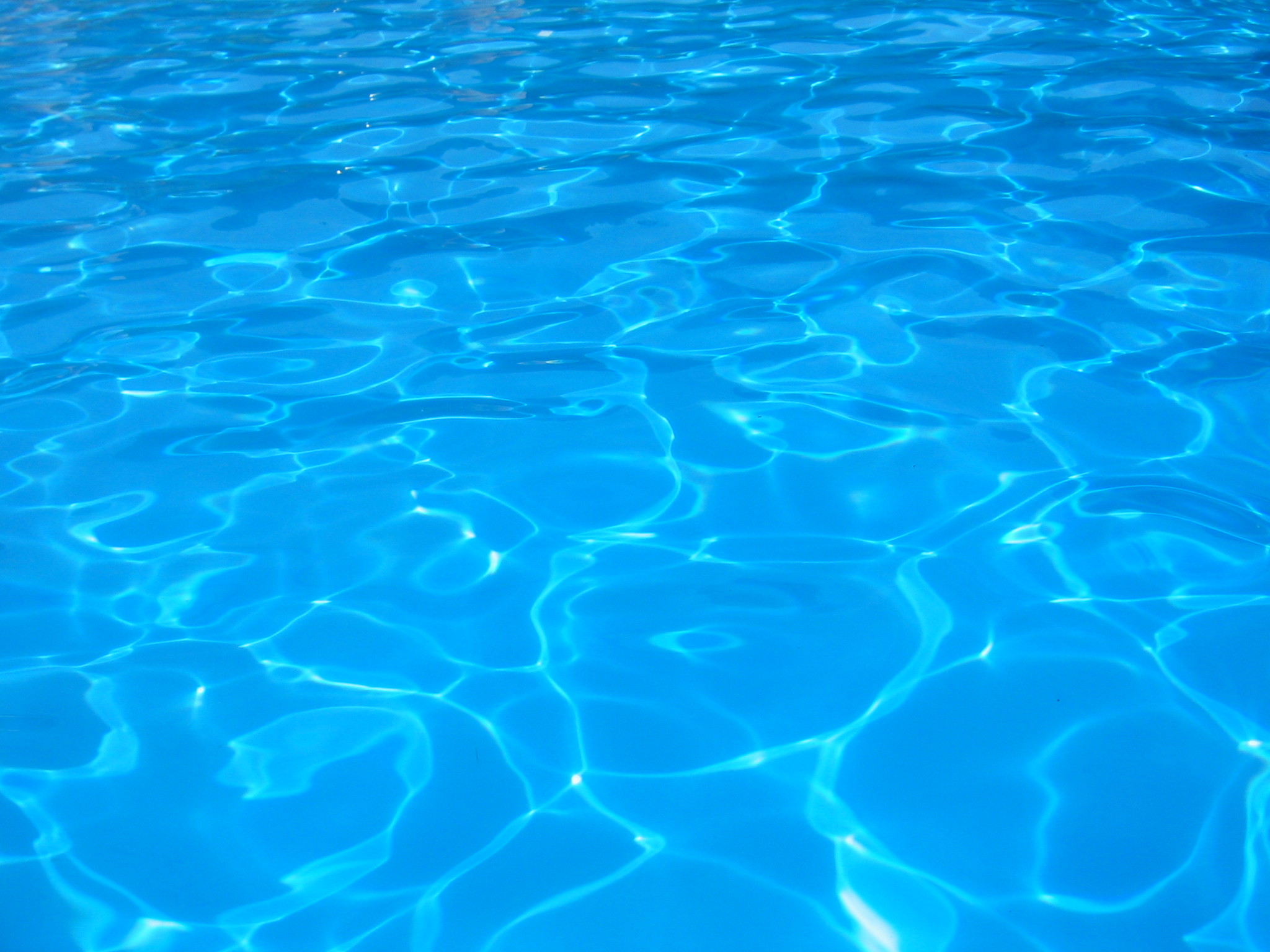 Acqua della piscina, Caustiche, Azzurro, Full HD, sfondo per iPad e tablet