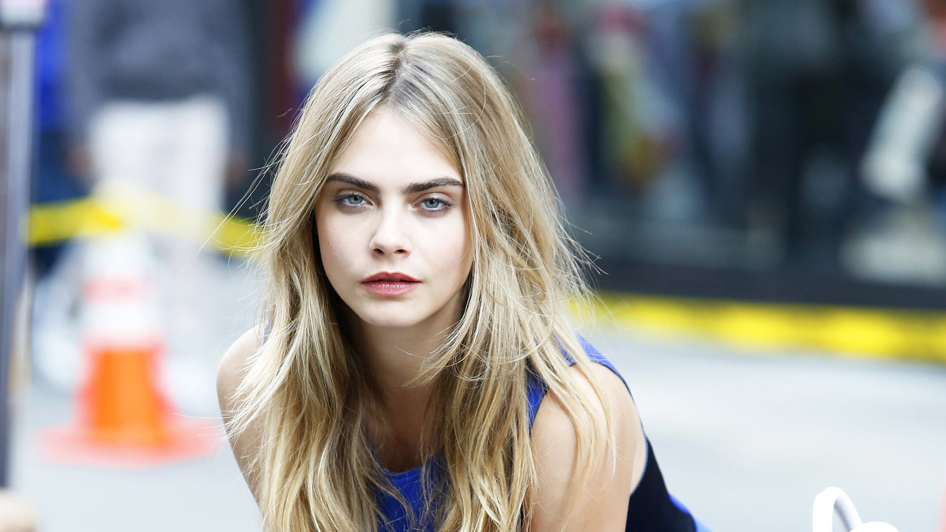 Cara Delevingne, Street style, Capelli biondi, Ritratto, Full HD, sfondo per portatile